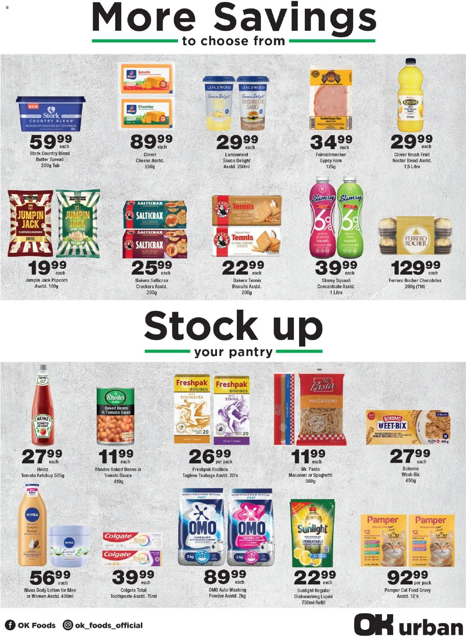 New OK Foods catalogue – valid from 10.06.2026 | Page: 3 | Products: Butter, Stock, Fruit, Cat food