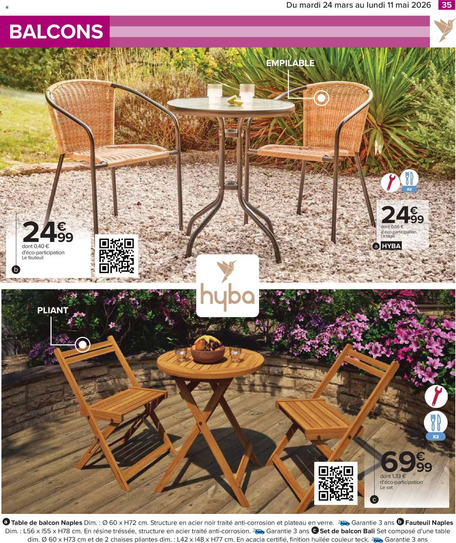 {H1} | Page: 35 | Produits: Plateau, Fauteuil, Table