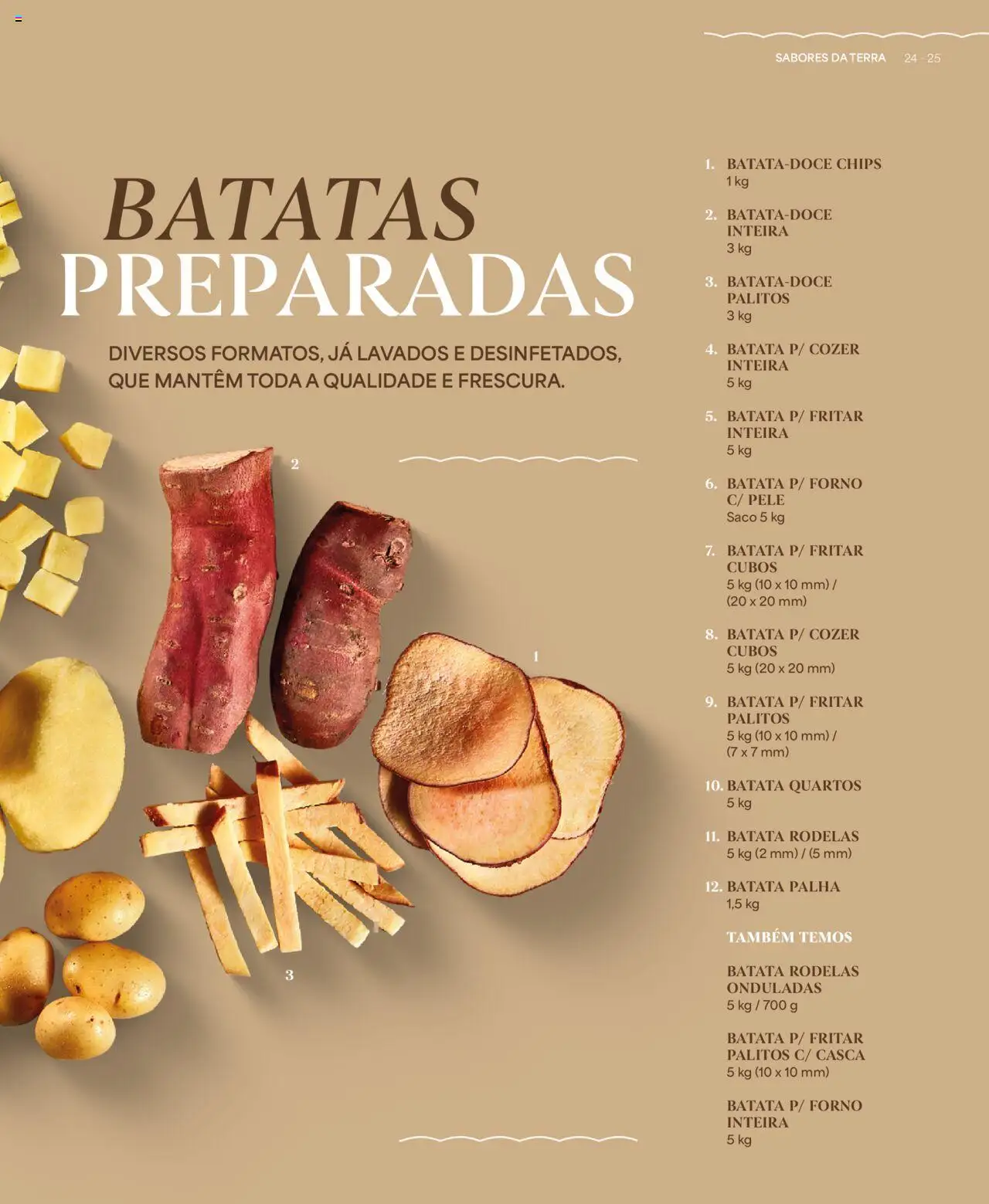 Recheio - Recheio da Terra │ válido de 25/09/2025 | Página: 25 | Produtos: Batata, Forno, Batatas, Saco