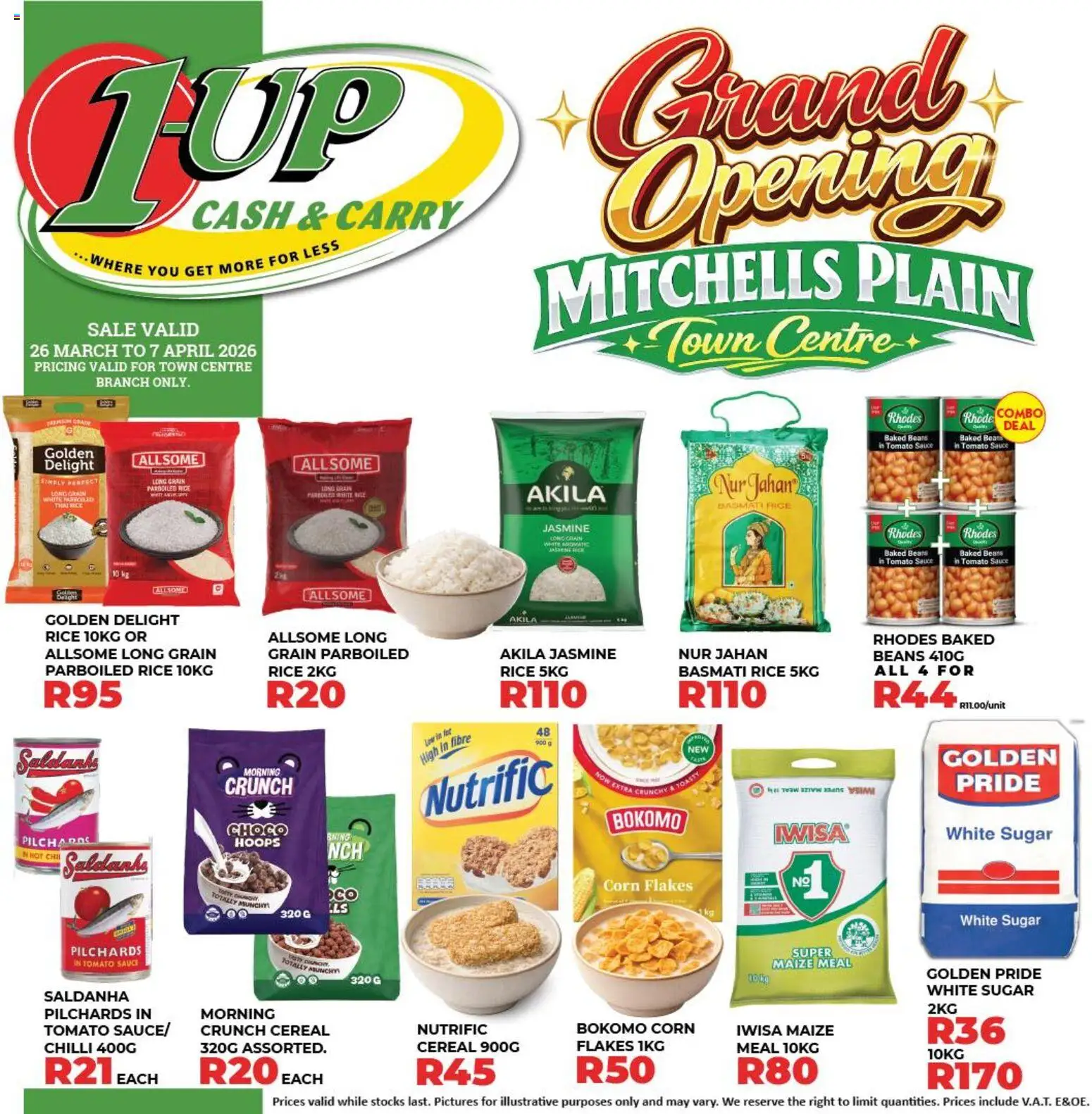 1UP Cash & Carry Mitchell’s Plain Specials (26/03/2026 - 07/04/2026) Online