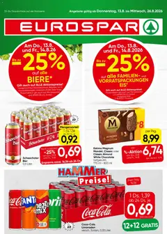 Eurospar Flugblatt ab 13.08.2026 gültig