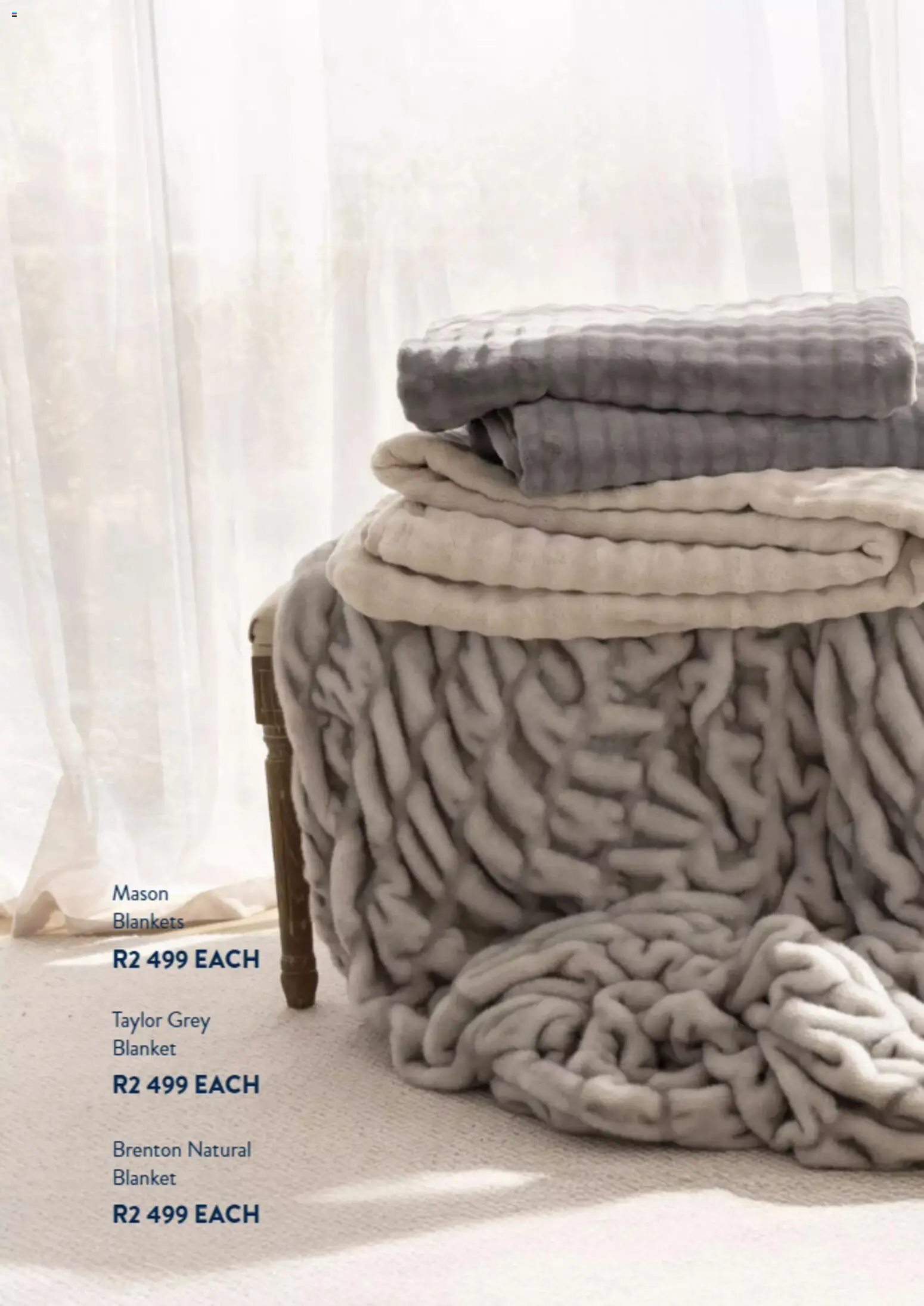 New Volpes catalogue – valid from 01/03/2026 | Page: 18 | Products: Blankets, Blanket