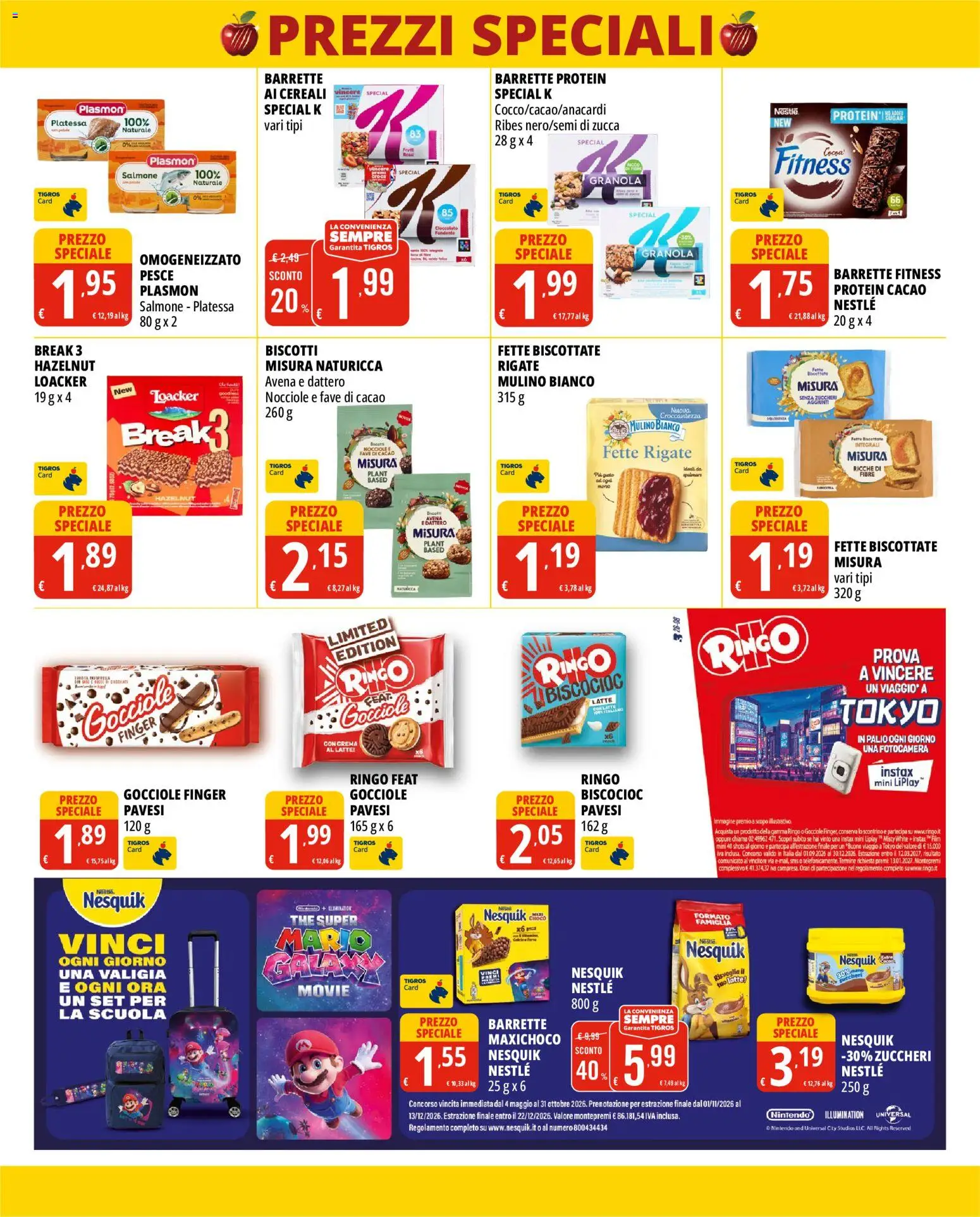 Volantino Tigros del 16/09/2026 | Pagina: 4 | Prodotti: Cereali, Zucca, The, Cacao