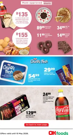 OK Foods specials catalogue – valid from 27.04.2026 | Page: 3 | Products: Milk, Chocolate, Sugar, Caramel