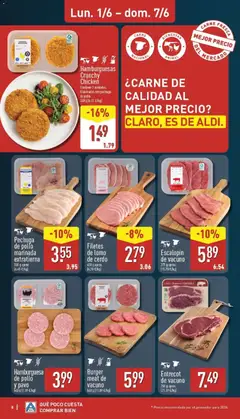 Vista previa Hamburguesa de pollo y pavo, 540 g válido desde el 01.06.2026 | Página: 8