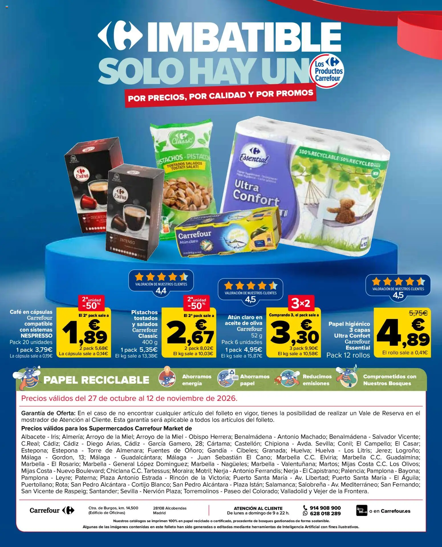Carrefour Market folleto │ válido desde el 27/10/2026 | Página: 24 | Productos: Cápsulas, General, Atún, Aceite