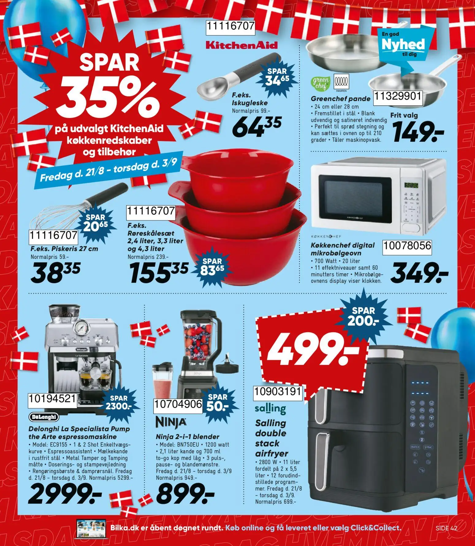 Bilka tilbudsavis – gyldig fra 21/08/2026 | Side: 25 | Produkter: Måtte, Mikrobølgeovn, Piskeris