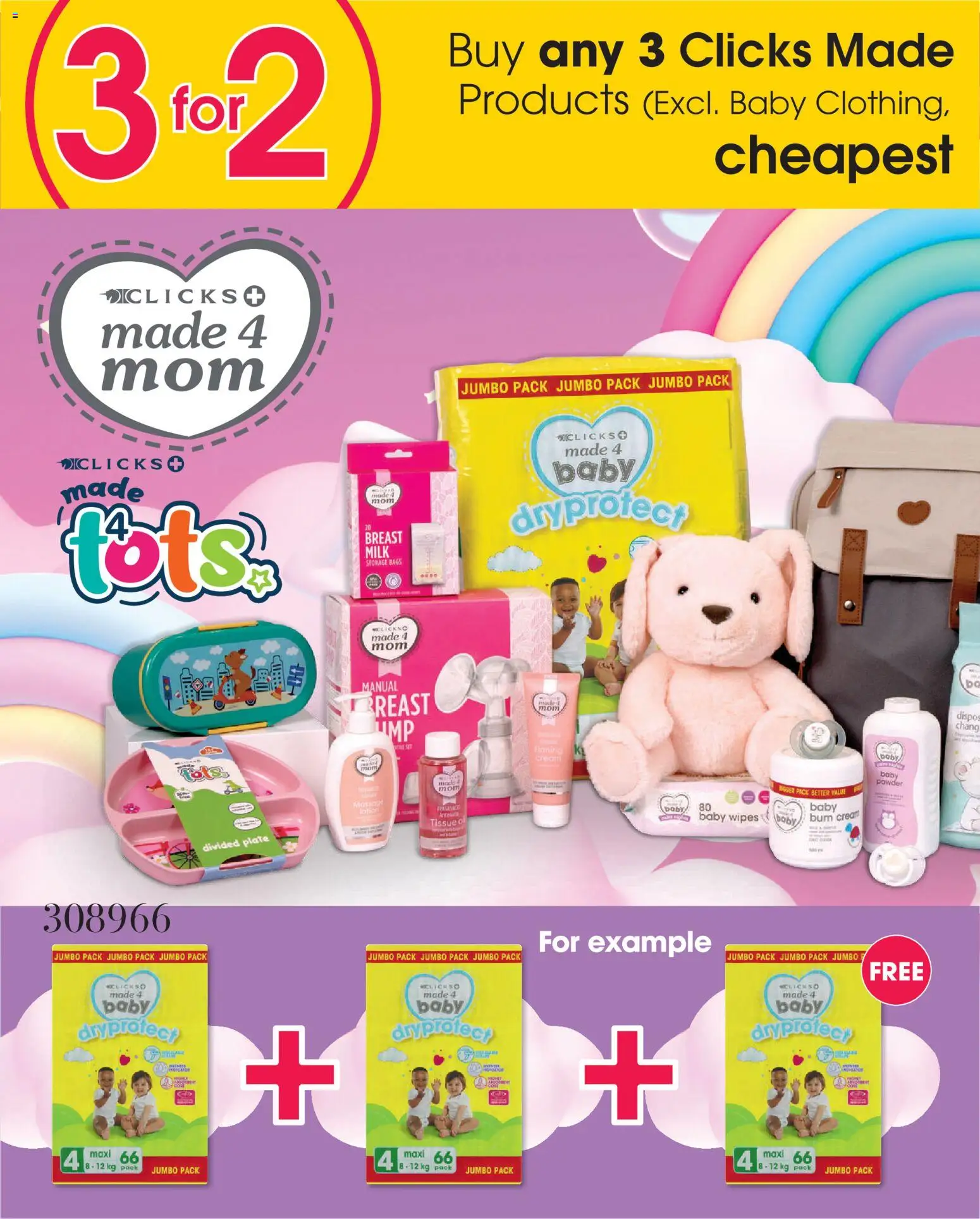 New Clicks catalogue – valid from 11.03.2026 | Page: 30 | Products: Plate, Powder, Cream