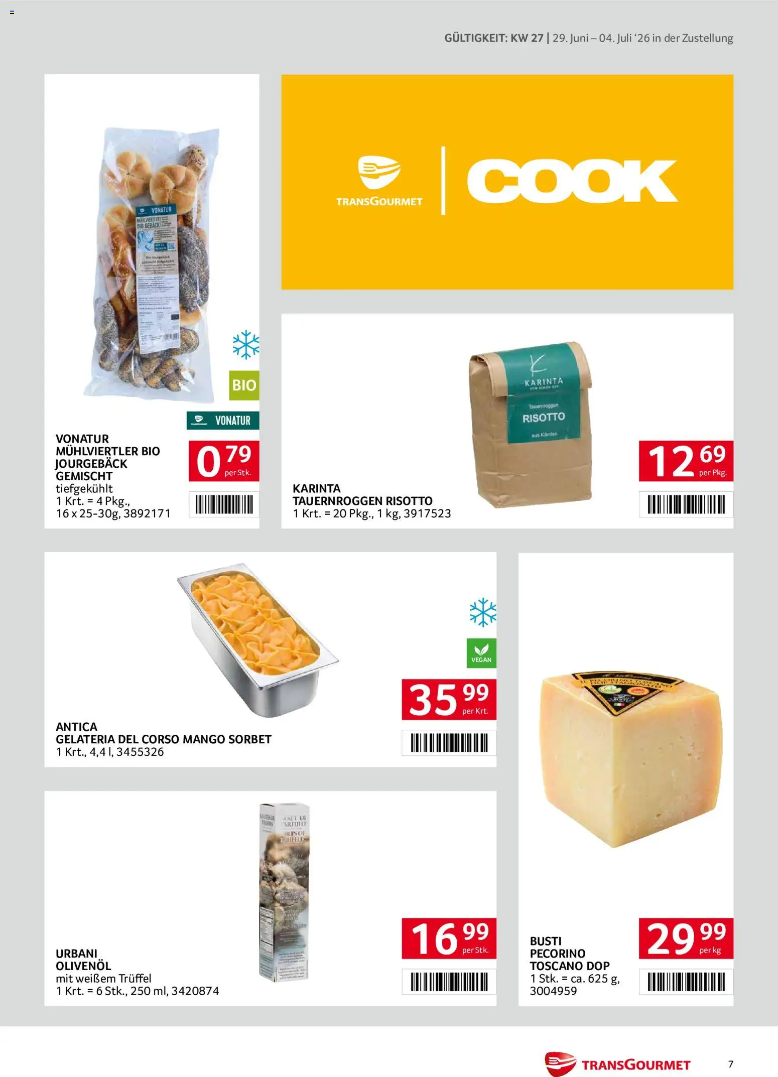 Transgourmet Zustellaktion gültig ab 29.06.2026 | Seite: 7 | Produkte: Mango