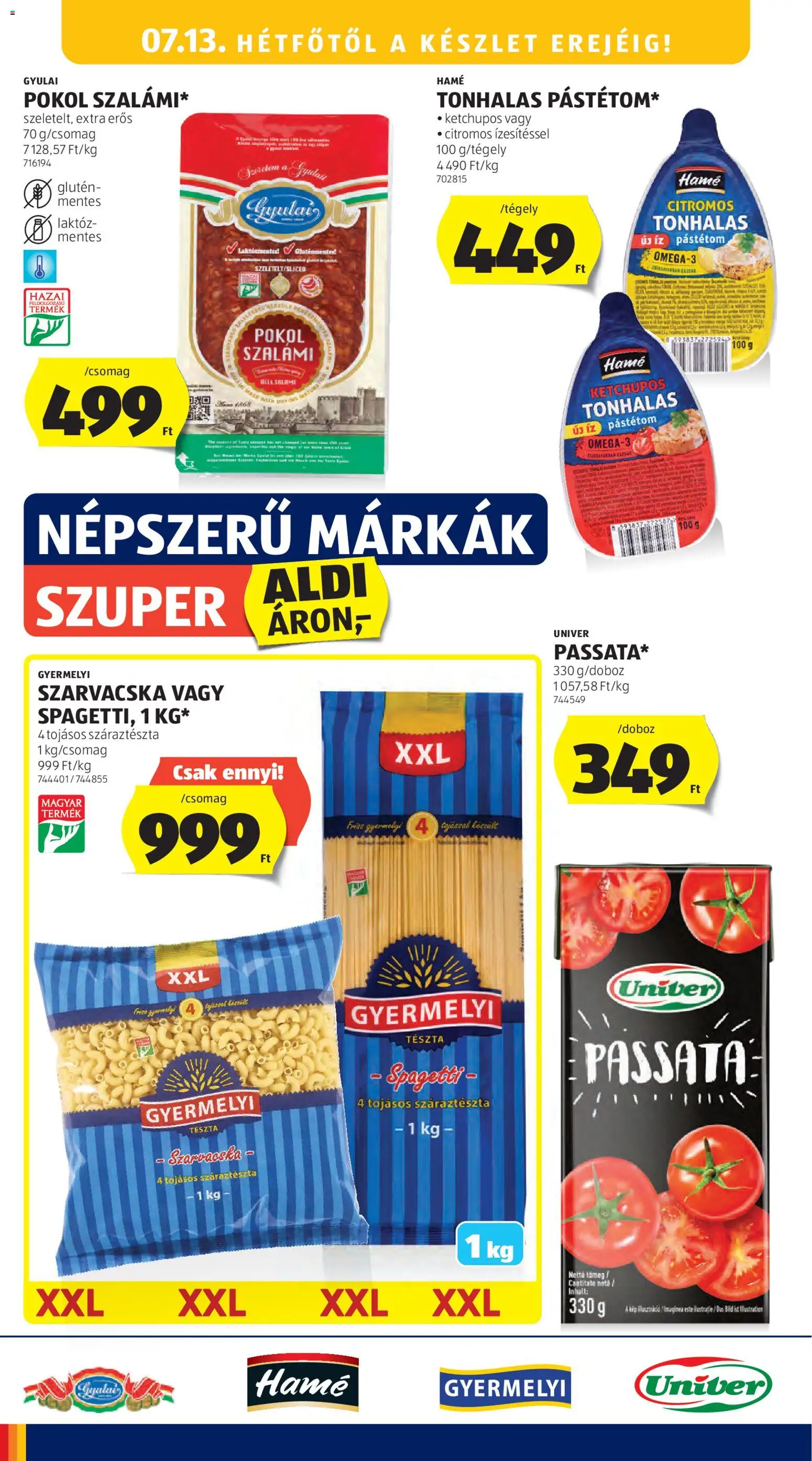 Aldi akciós ujság - amely érvényes a következő dátumtól: 2026.07.09. | Oldal: 26