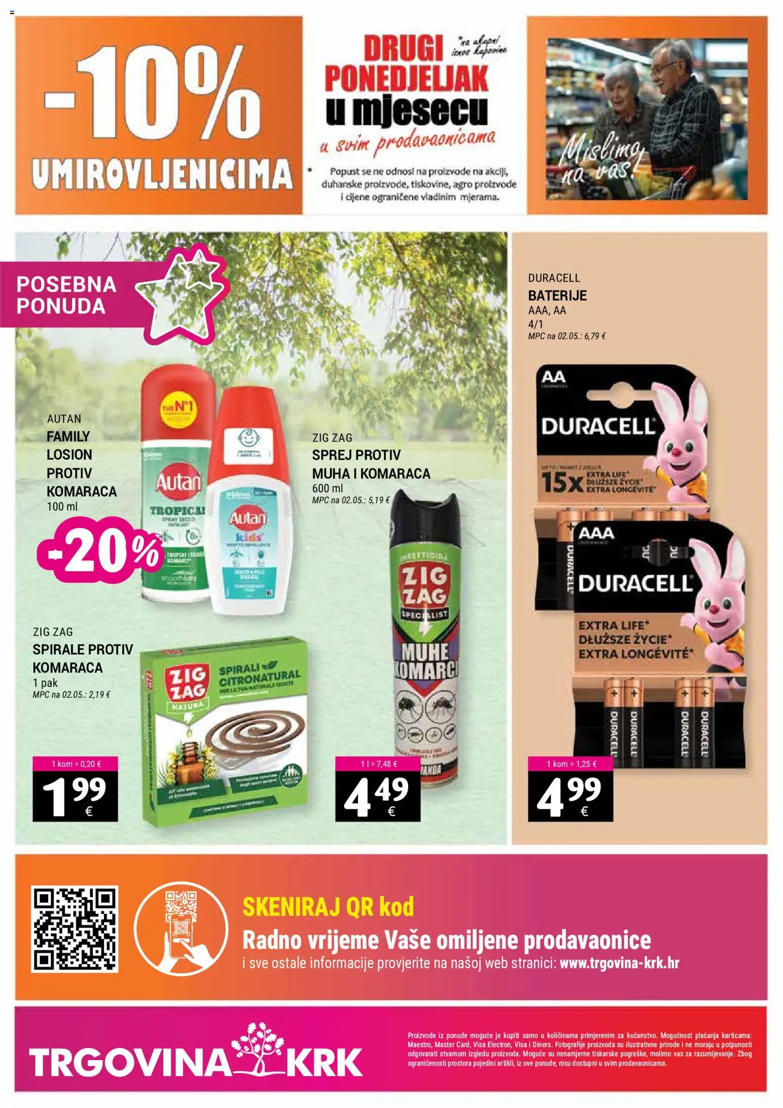 Trgovina Krk katalog | vrijedi od 16.07.2026 | Stranica: 20 | Proizvodi: Baterije