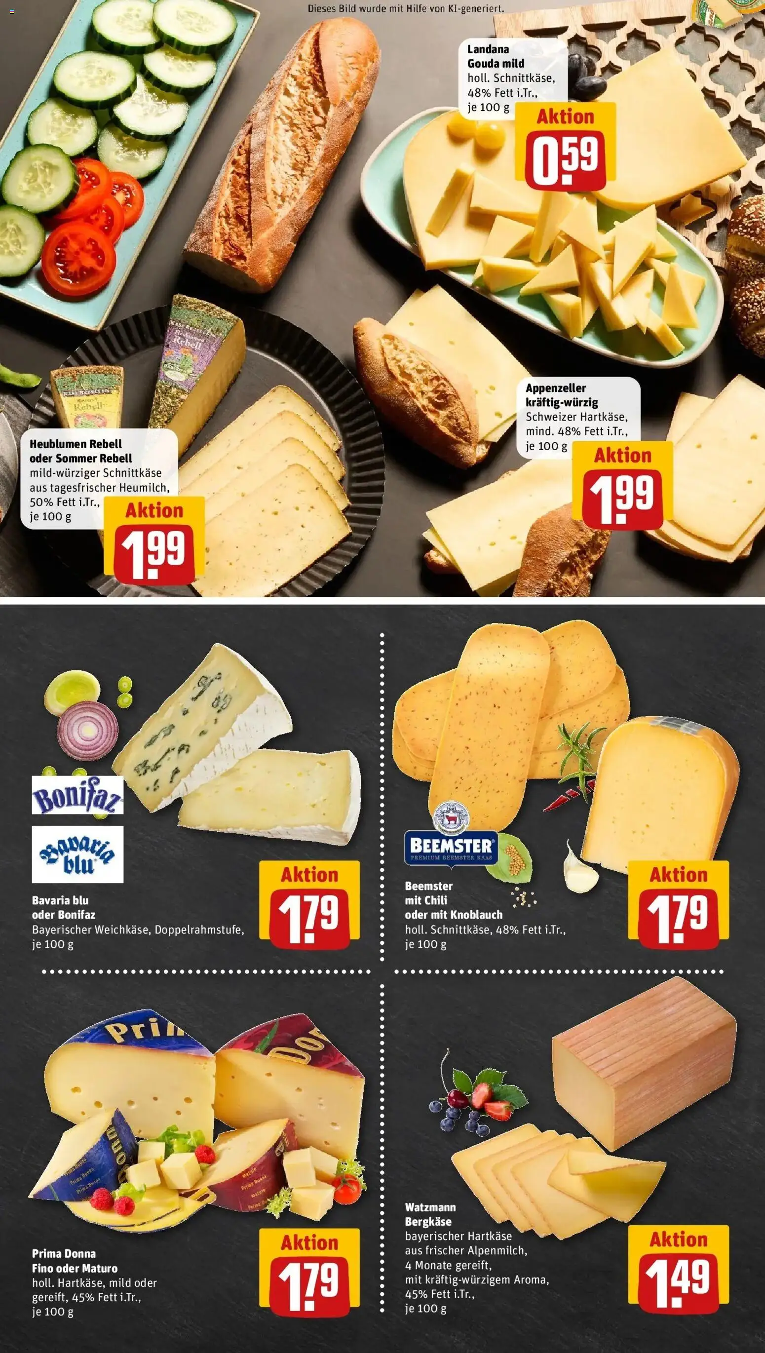 REWE Prospekt ab 10.08.2026 zum Blättern » Angebote | Seite: 11 | Produkte: Gouda, Knoblauch, Chili