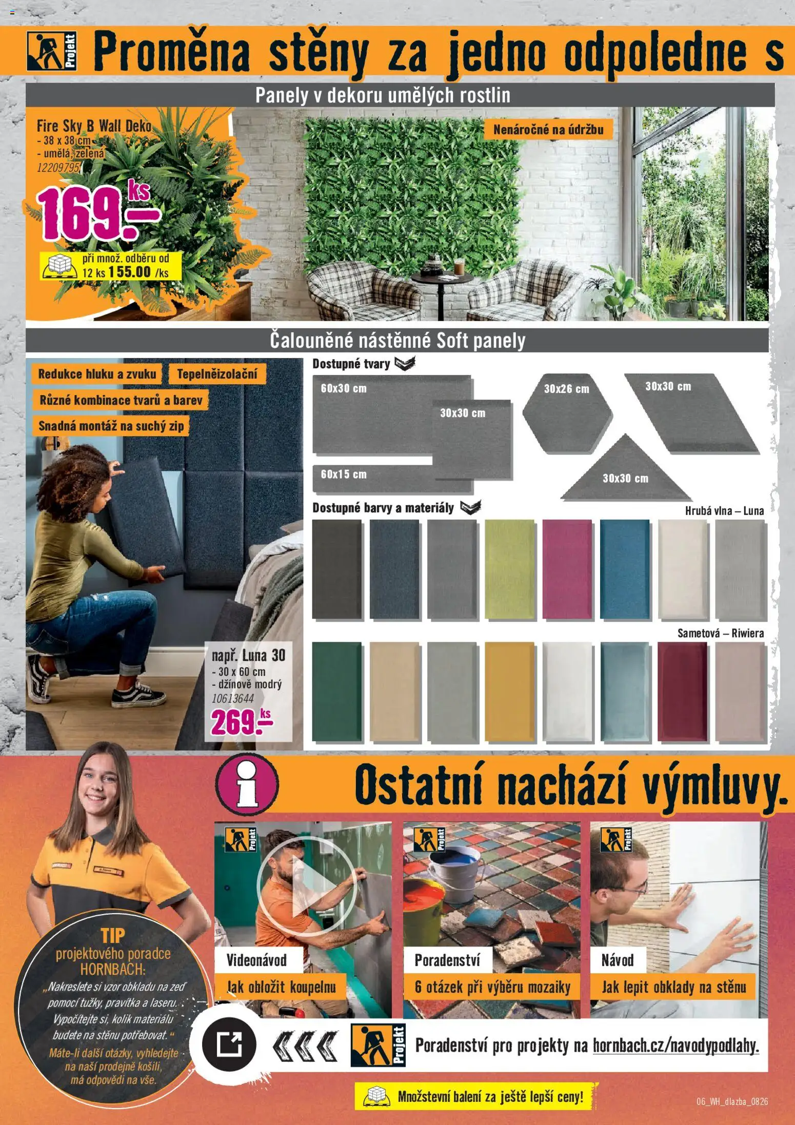 HORNBACH leták - Dlažba a obklady od 19.08.2026 | Strana: 6 | Produkty: Barvy