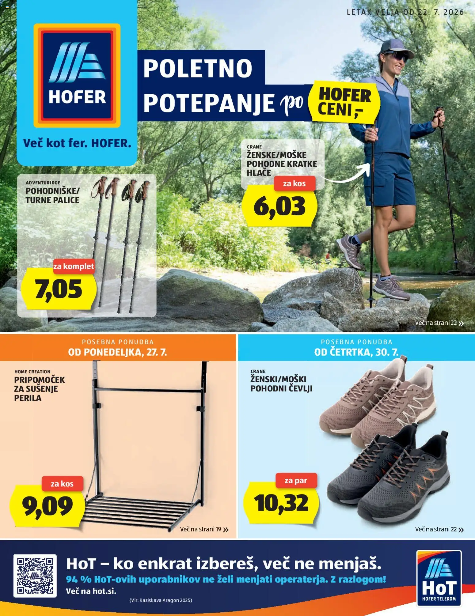 Hofer katalog | Veljaven od 22.07.2026 catalogue cover