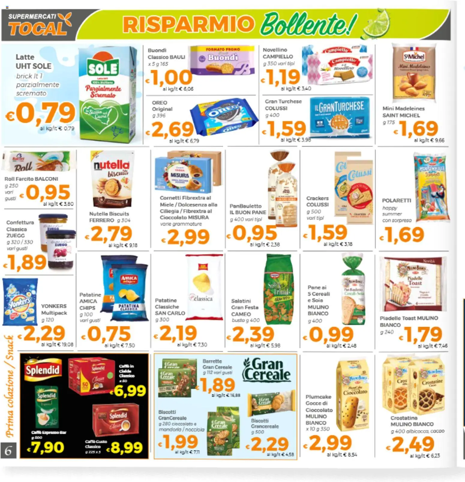 Volantino Tocal del 31/07/2026 | Pagina: 6