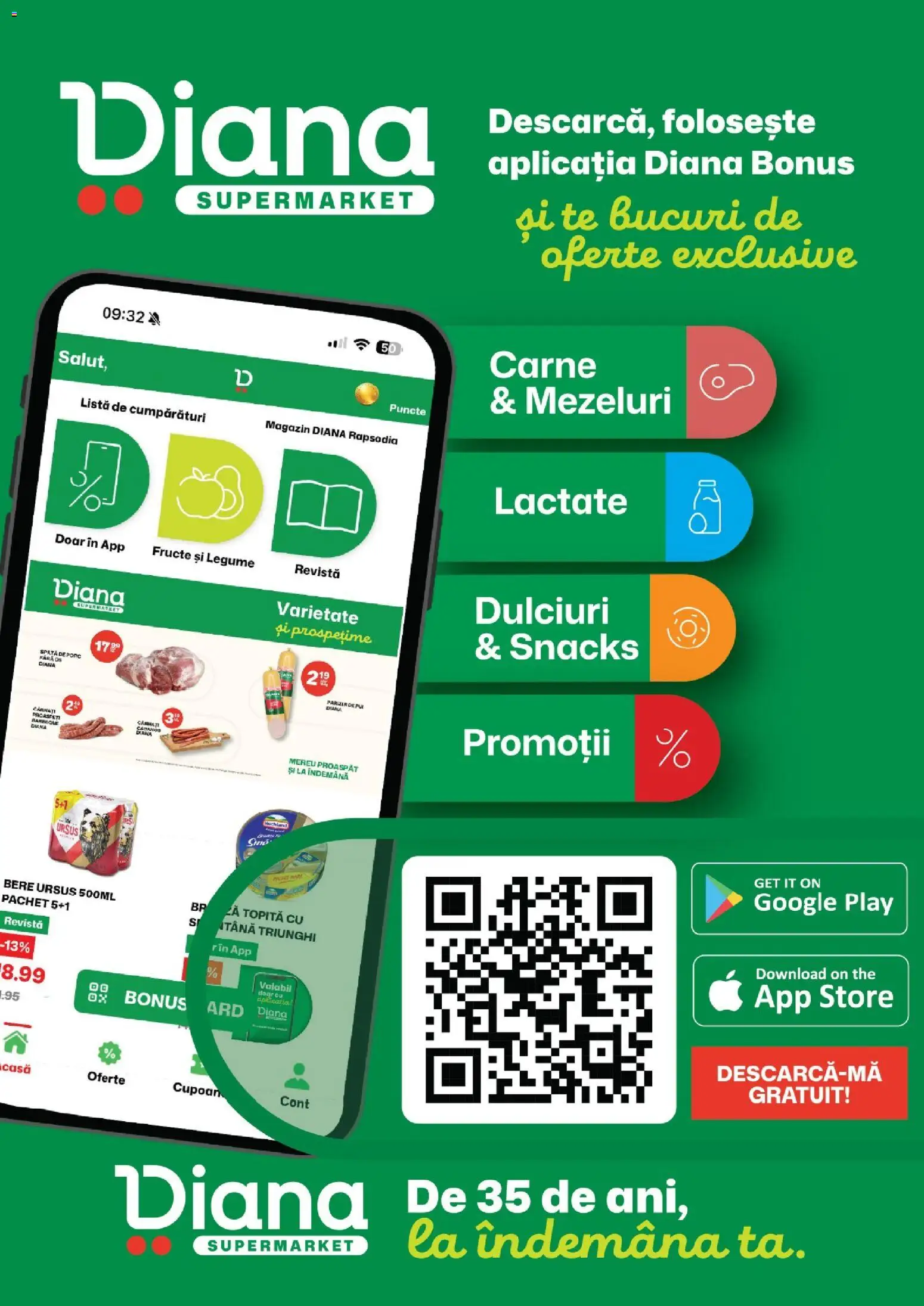 Noul catalog Diana – valabil de la 16.09.2026 | Pagină: 12 | Produse: Spata de porc, Cabanos, Legume, Cârnați
