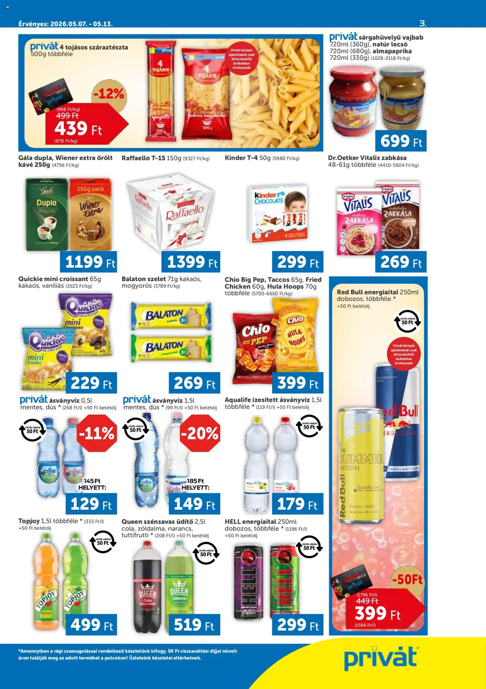 PRIVÁT Akciós Újság 2026.05.07.-tól/töl - fantasztikus ajánlatokat! 🛍️ | Magyarország