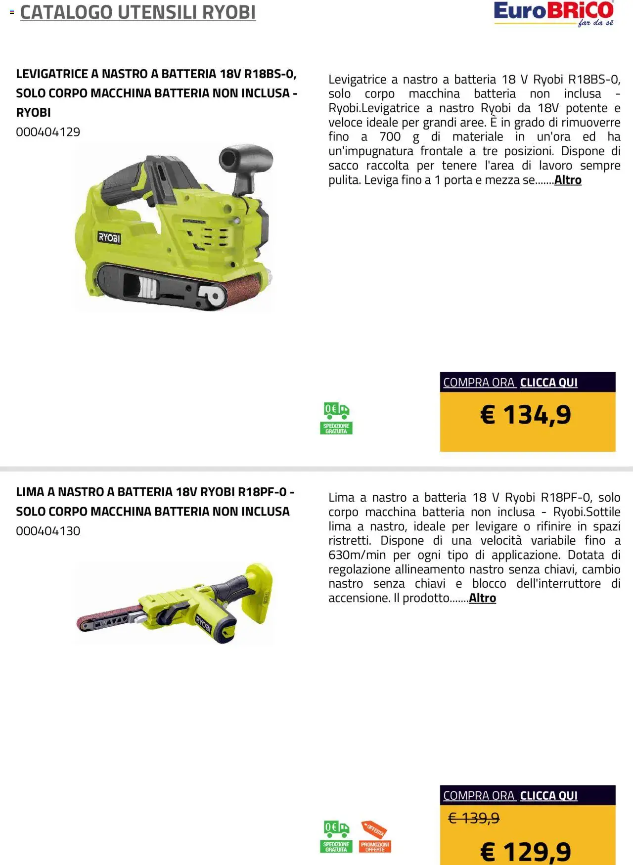 Volantino Eurobrico del 23.07.2025 | Pagina: 41 | Prodotti: Lima, Batteria