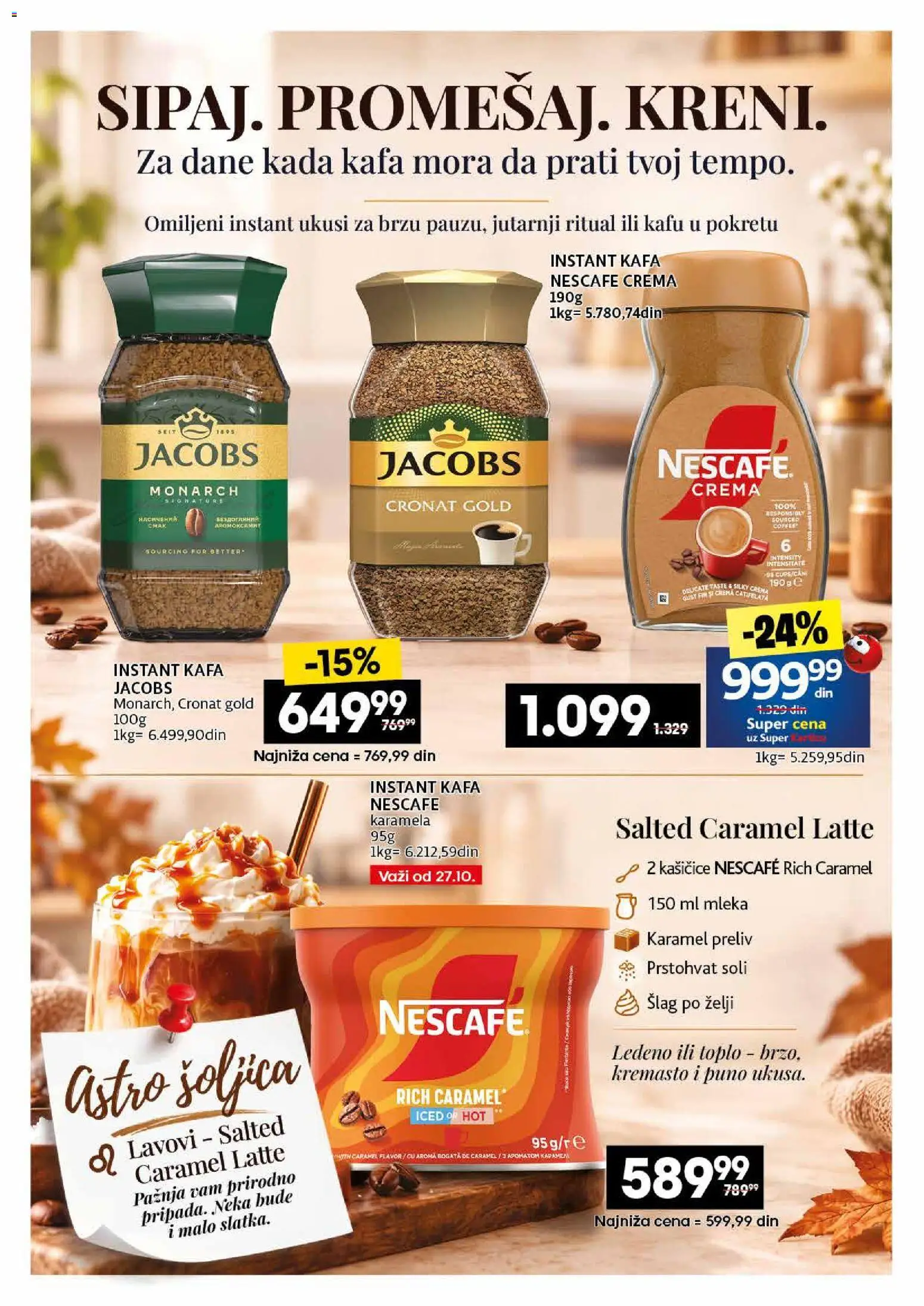 Idea katalog - važi od 26.10.2026 | Strana: 24 | Proizvode: Šlag, Instant kafa, Kafa, Nescafé