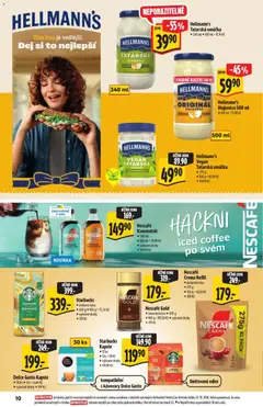 Náhled letáku Starbucks zrnková káva, Starbucks zrnková káva od 21.10.2026 | Strana: 10 | Produkty: Instantní káva, Nescafe Crema, Majonéza, Zrnková káva