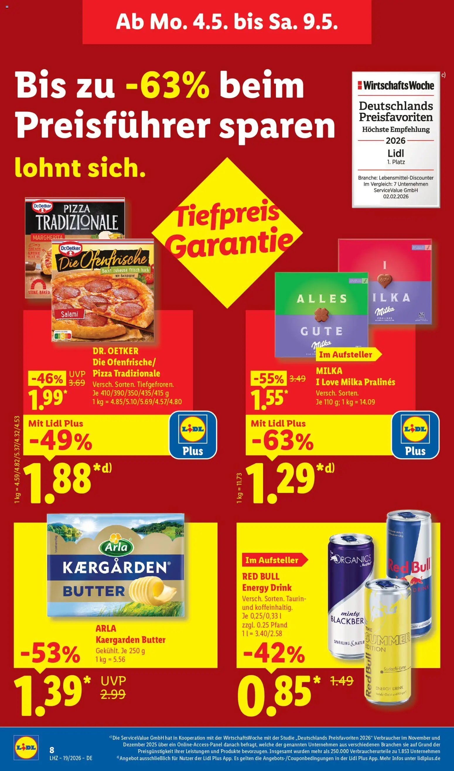Lidl Prospekt | 04.05.2026 | Wie erhält man einen begrenzten Rabatt? | Deutschland