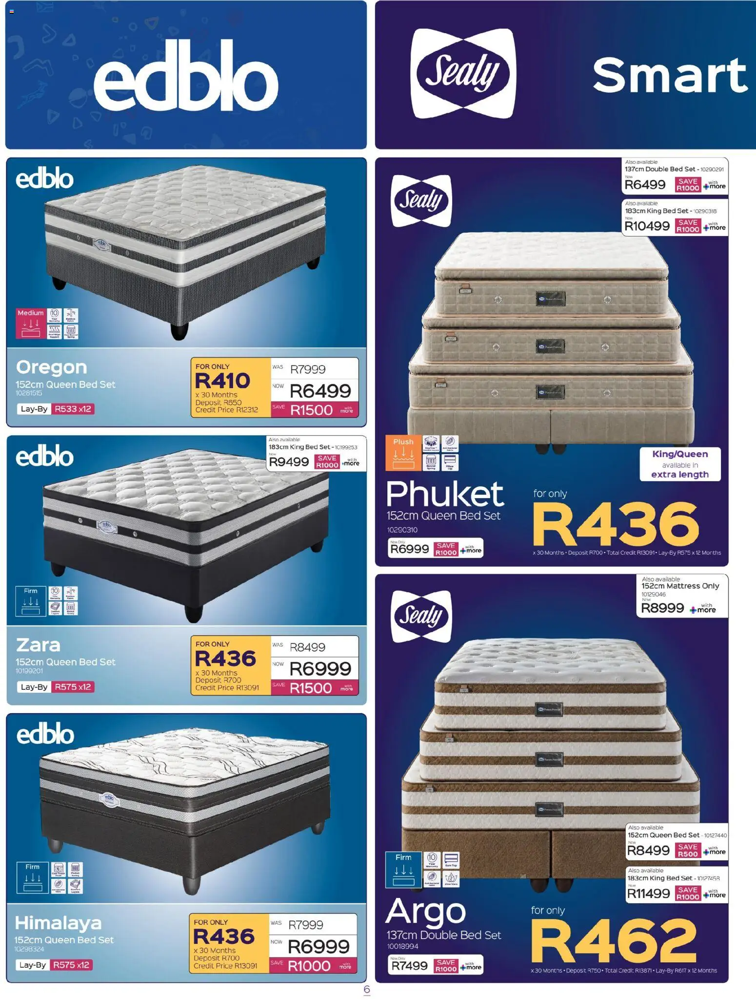 New Sleepmasters catalogue – valid from 15/10/2026 | Page: 6 | Products: Double bed, Queen bed, King bed, Mattress