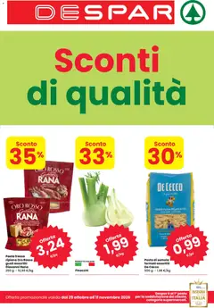 Anteprima del volantino Despar volantino Udine valido a partire dal 29/10/2026
