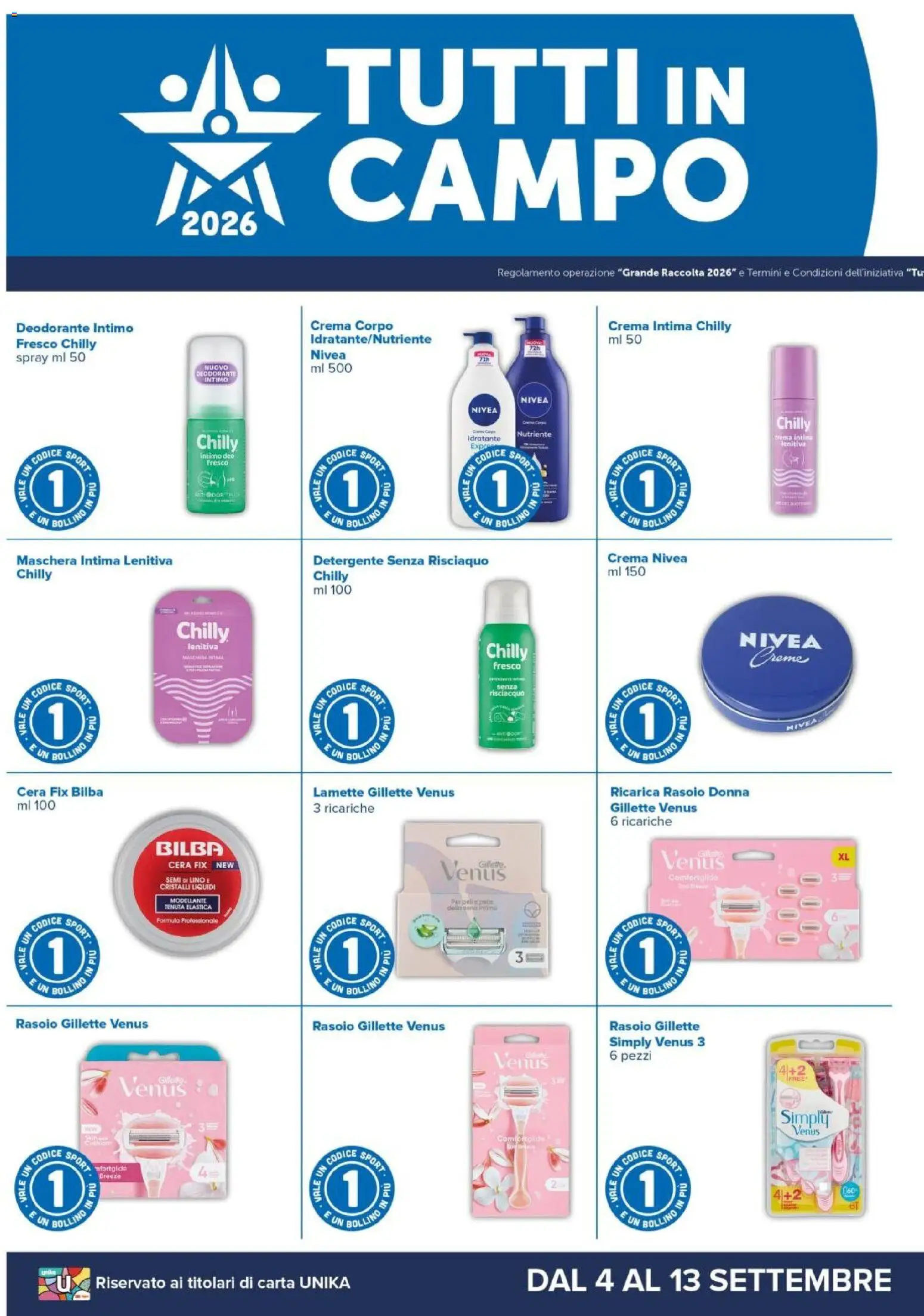 Volantino Tigre del 04/09/2026 | Pagina: 14 | Prodotti: Crema, Maschera, Intimo, Maschere