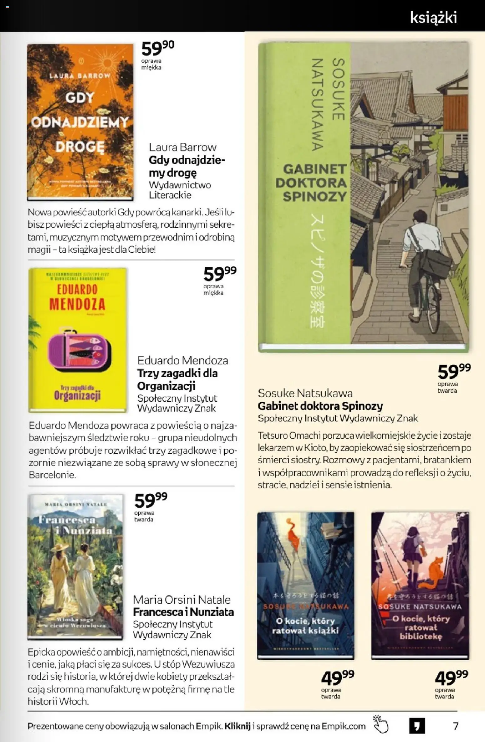 Empik promocje - Tom kultury Książki od 15.07.2026 | Strona: 7 | Produkty: Gabinet, Książki