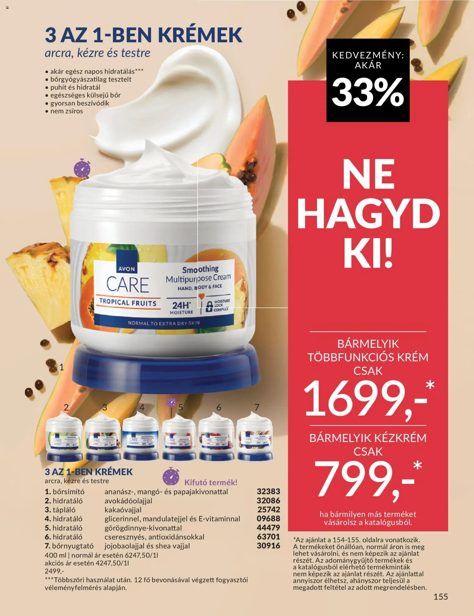 Avon akciós ujság - amely érvényes a következő dátumtól: 01.06.2026 | Oldal: 189 | Termékek: Body, Bor, Kézkrém, Mangó