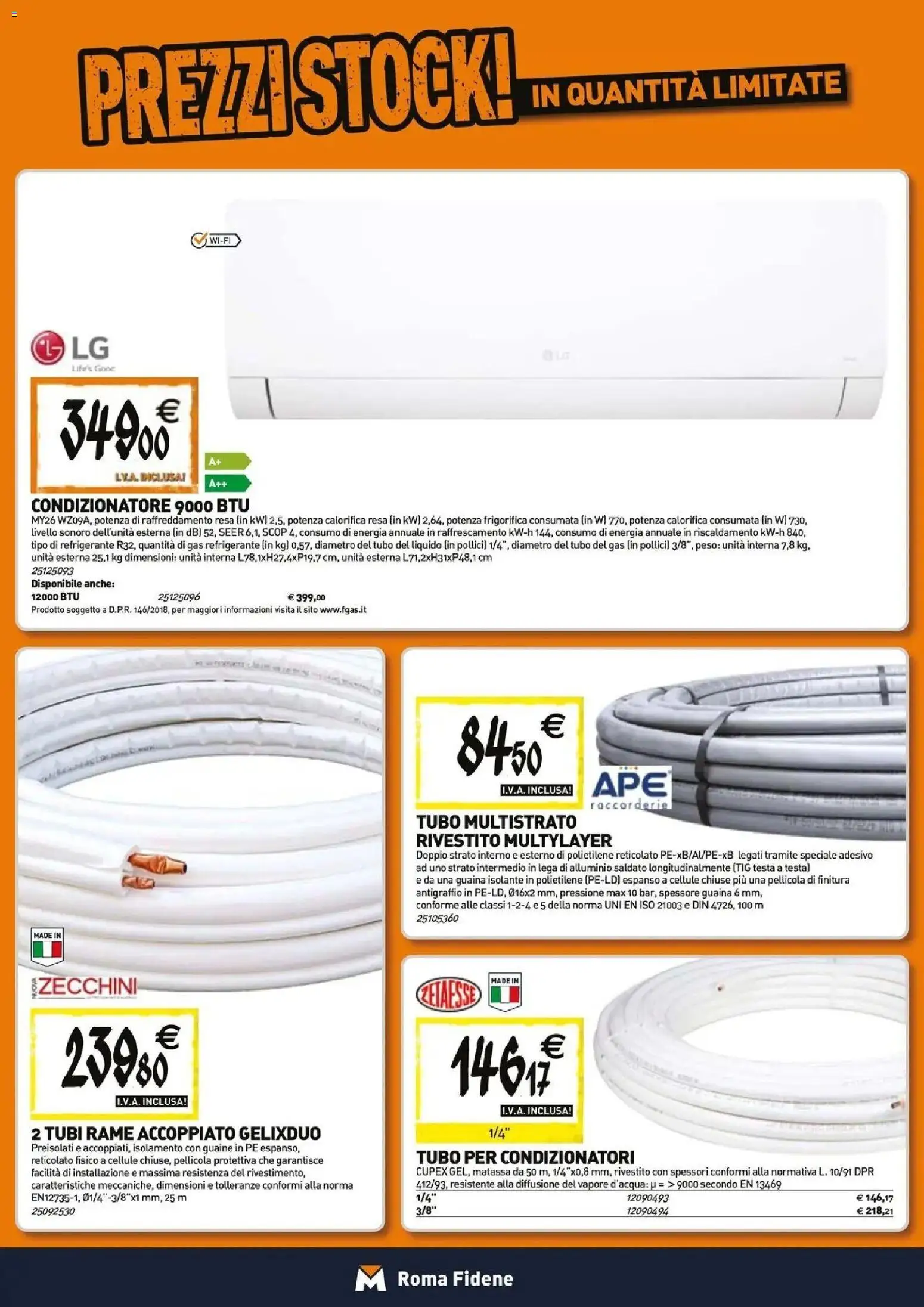 Nuovo TECNOMAT catalogo Roma dal 27/08/2026 > offerte anteprima 🛍️ | Pagina: 8 | Prodotti: Rame, Pellicola, Alluminio, Tubi