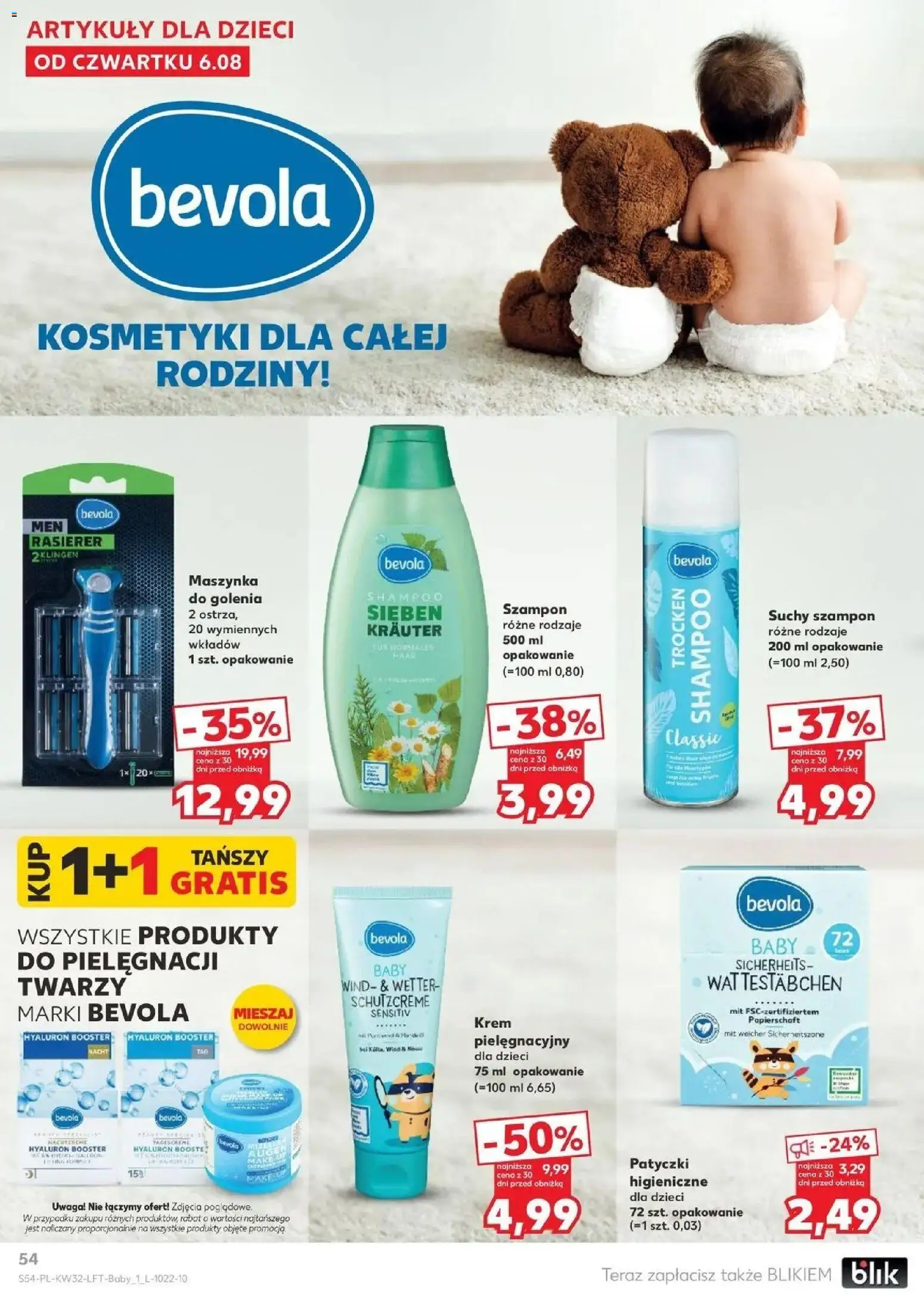 Kaufland gazetka od 06.08.2026 | Strona: 54 | Produkty: Kosmetyki, Maszynka do golenia, Szampon, Suchy szampon