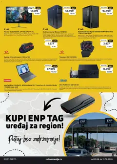 Tehnomanija katalog - pregled Tehnomanija kataloga - važi od 10.08.2026 | Strana: 21 | Proizvode: Monitor, Miš, Tastatura, USB