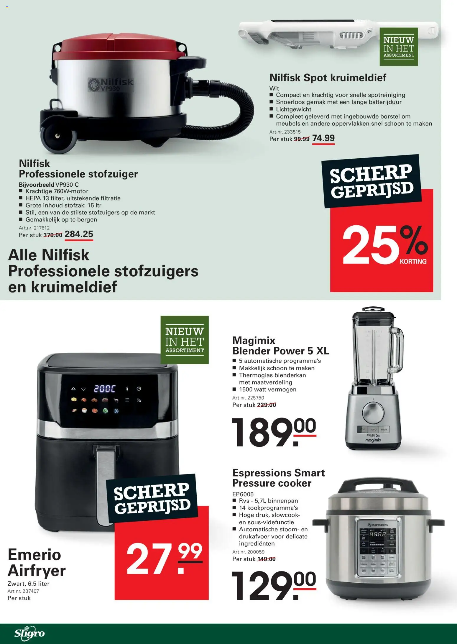 {H1} | Pagina: 64 | Producten: Stofzuiger, Blender, Borstel, Ingrediënten