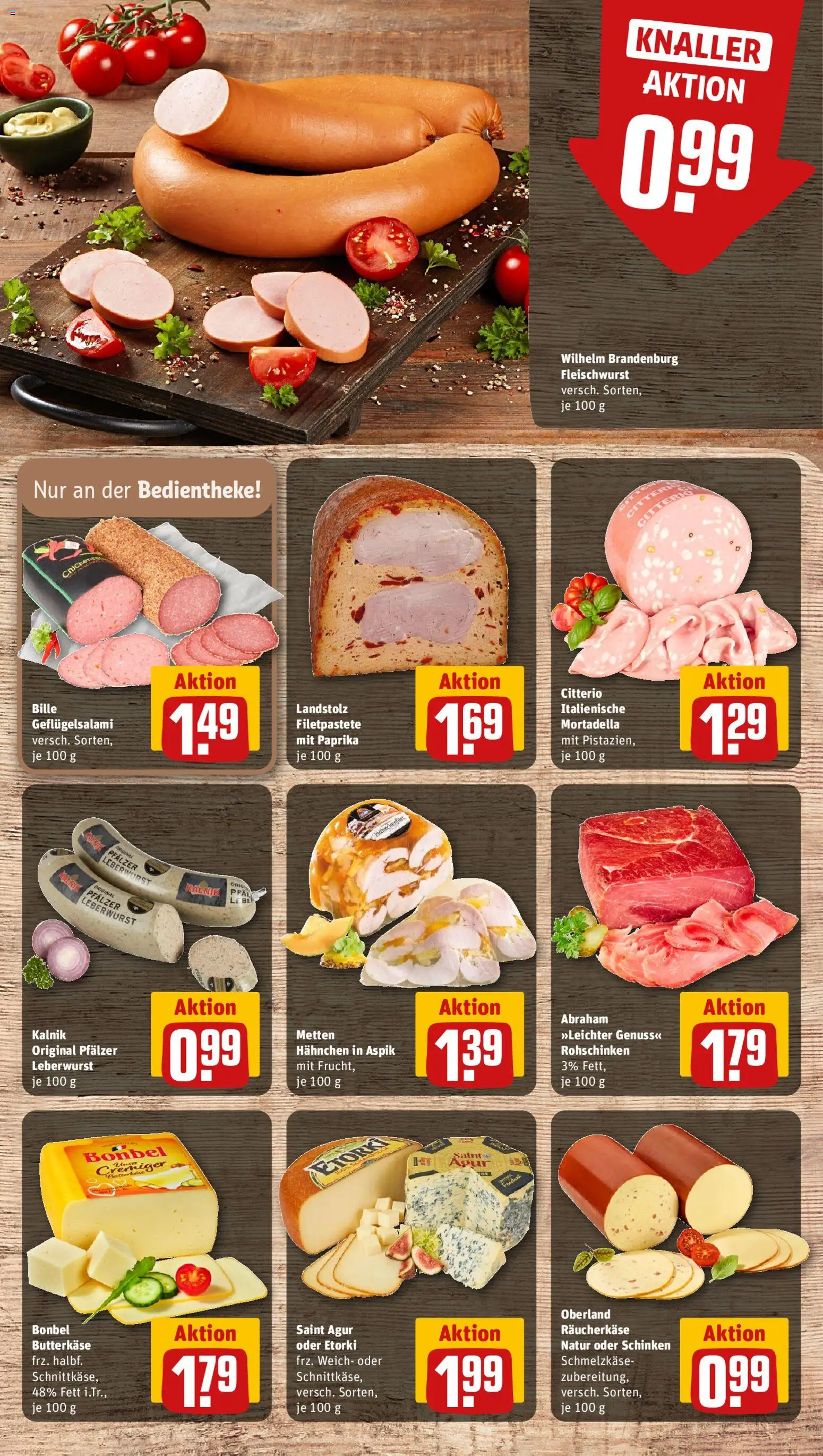 Rewe Prospekt 	 – gültig ab 07.04.2026 | Seite: 9 | Produkte: Hahnchen, Paprika, Schinken