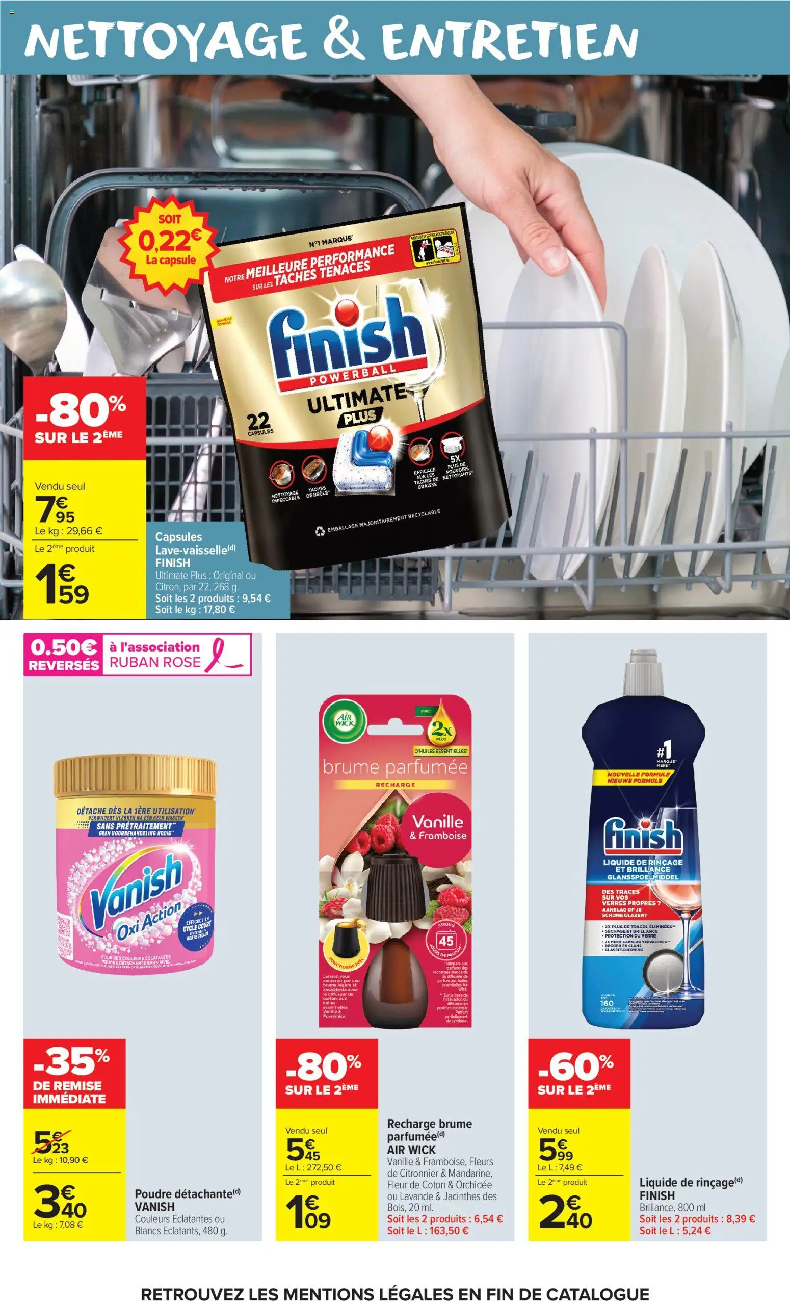 {H1} | Page: 14 | Produits: Vanish, Vanille, Liquide de rinçage, Verres