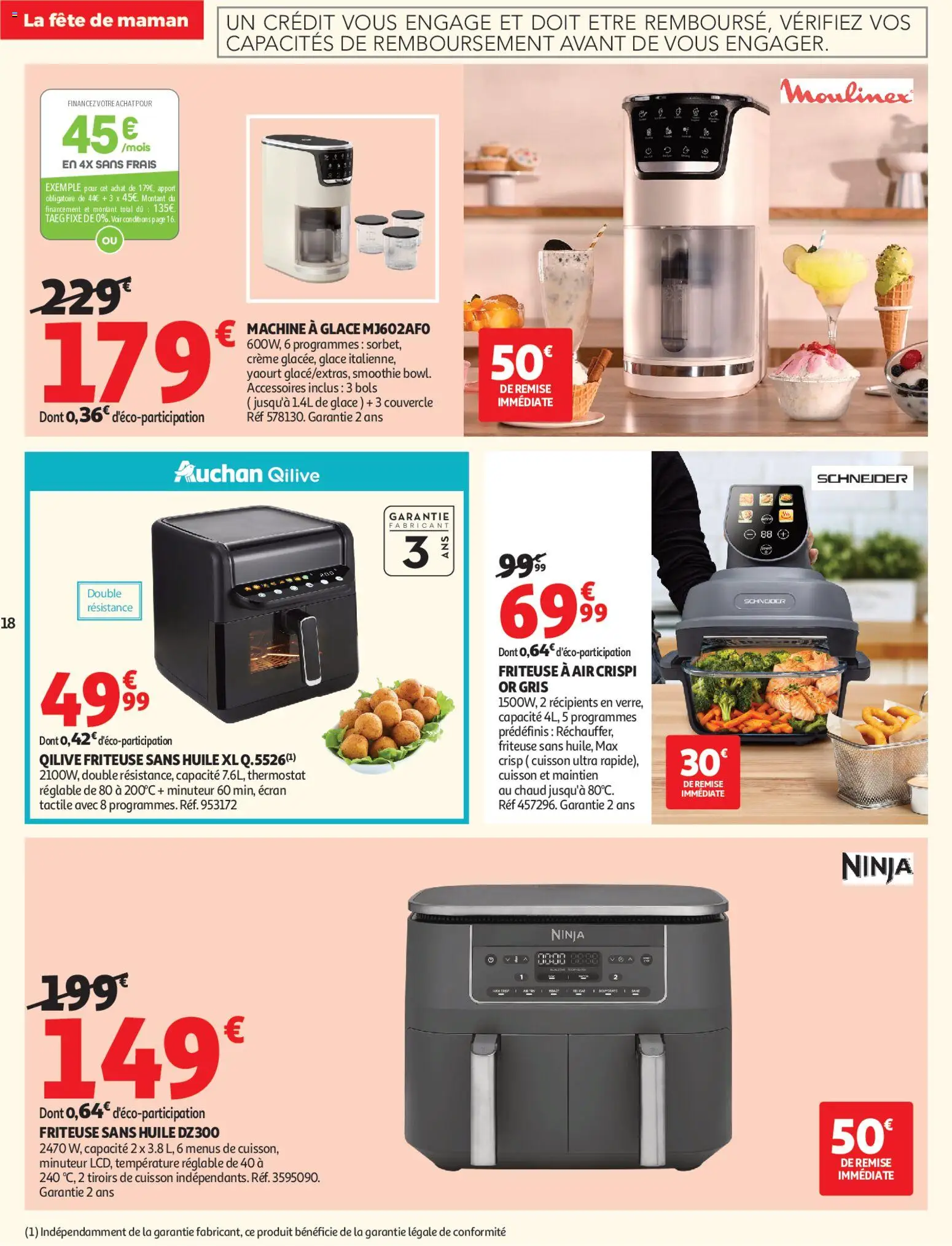 {H1} | Page: 18 | Produits: Machine à glace, Friteuse, Tiroirs, Yaourt