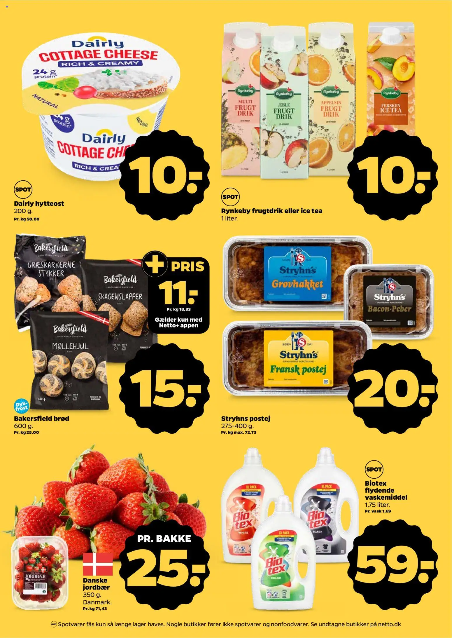 Netto tilbudsavis – gyldig fra 08/08/2026 | Side: 2 | Produkter: Brød, Jordbær, Hytteost