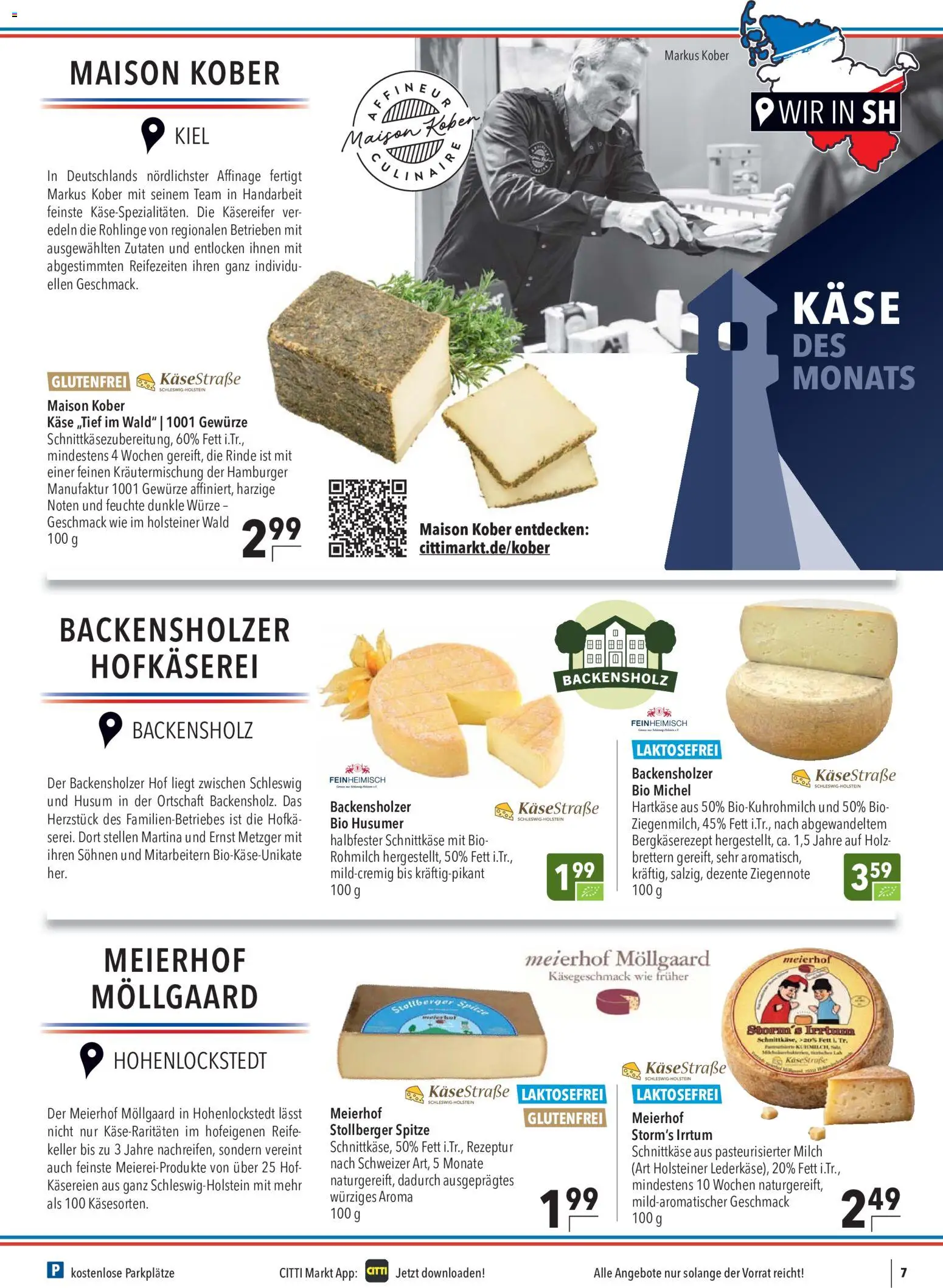 CITTI Markt Prospekt – gültig ab 30.09.2026 | Seite: 7 | Produkte: Milch, Käse, Gewürze