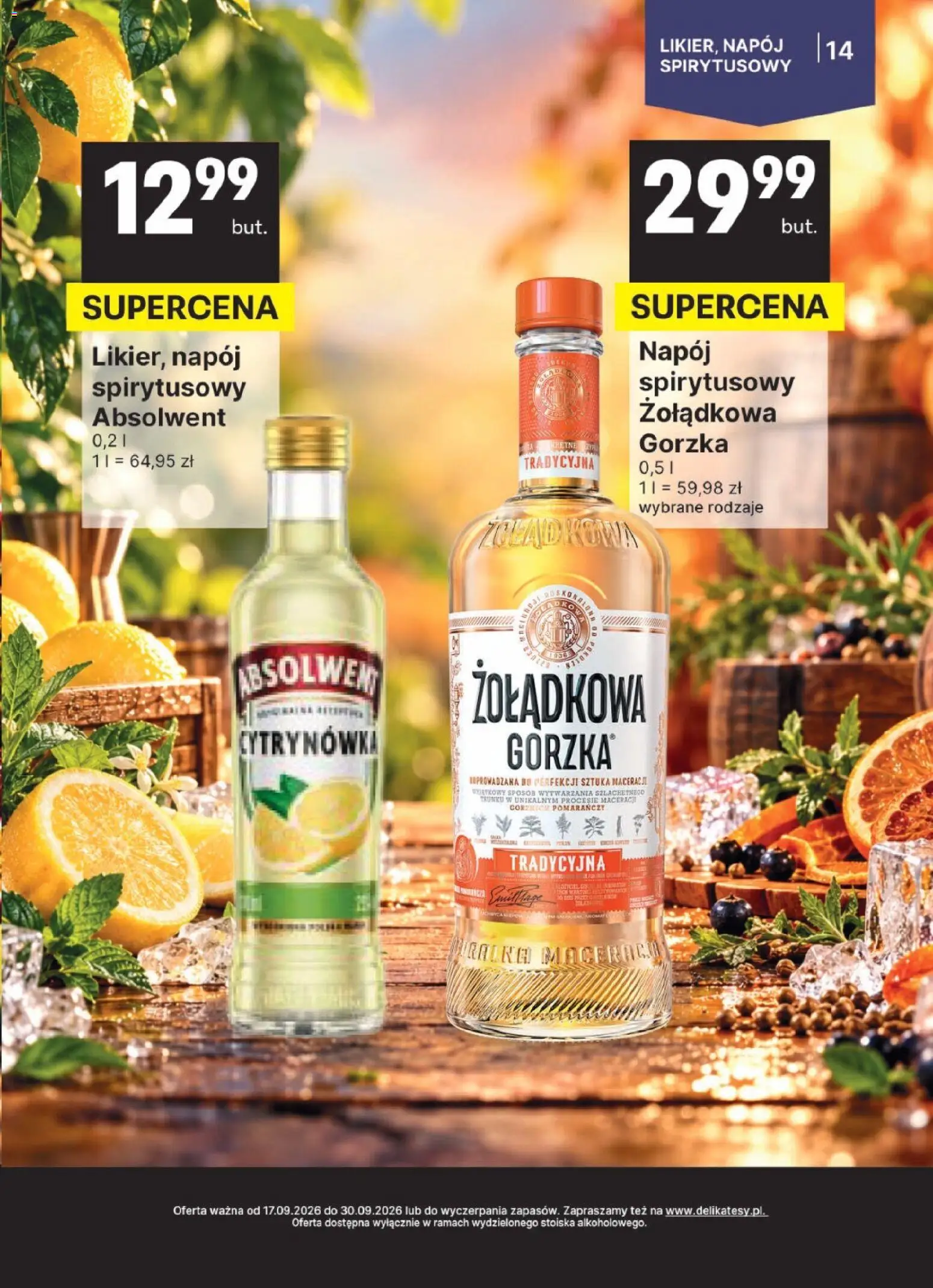 Delikatesy Centrum gazetka - DeliBarek od 15.10.2026 | Strona: 14