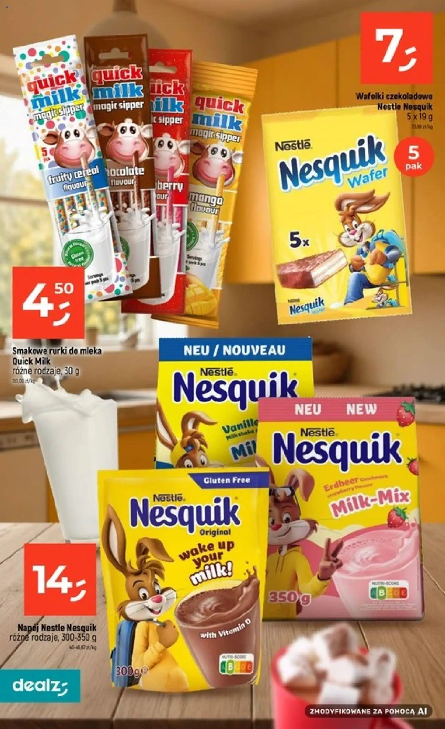 Dealz gazetka - Szkolne Mega Ceny od 06.08.2026 | Strona: 24 | Produkty: Mleka, Wafelki