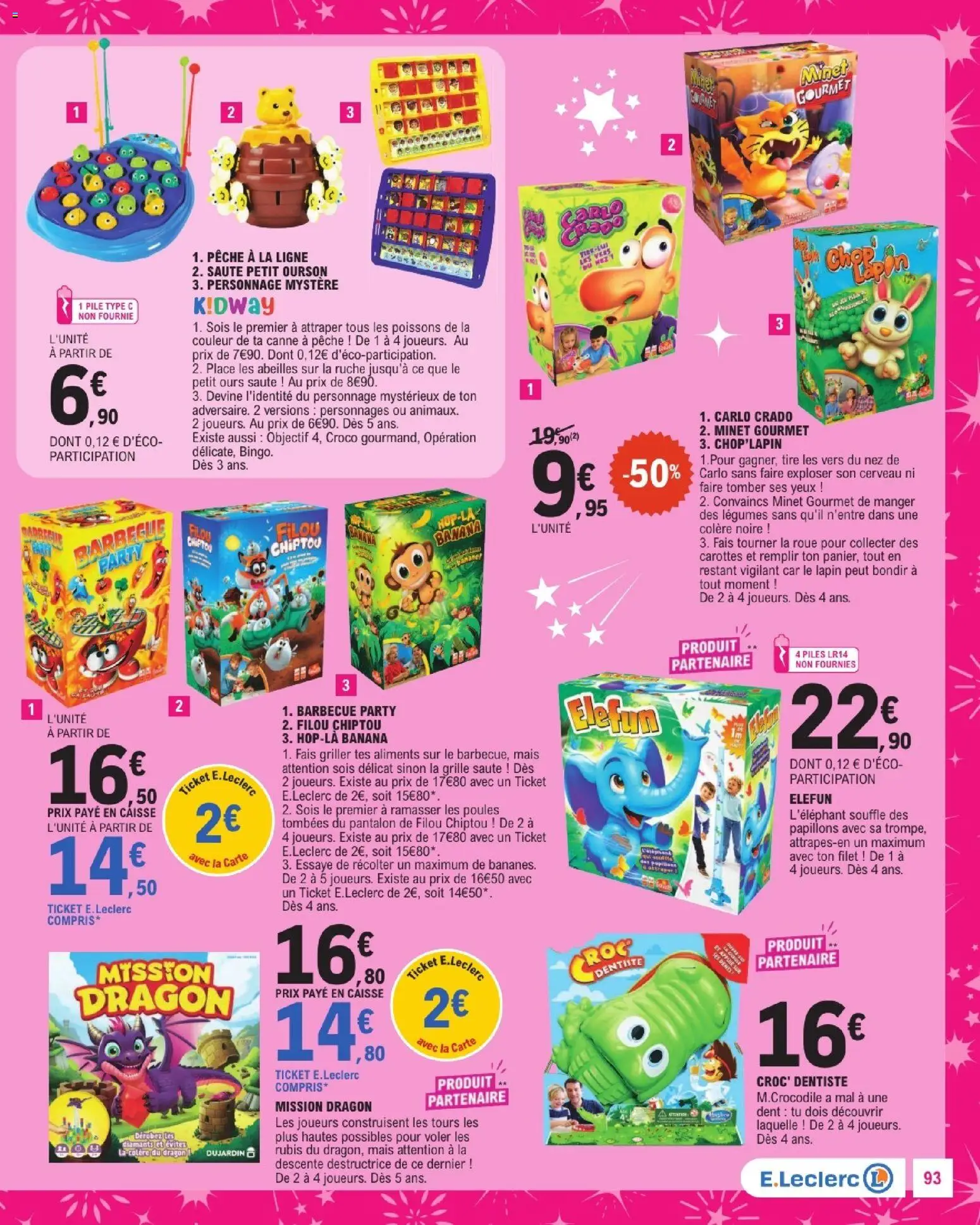 {H1} | Page: 93 | Produits: Carottes, Pêche, Lapin, Poissons