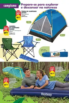 Pré-visualização Pingo Doce Bazar Ar Livre válido de 05.05.2026 | Página: 38 | Produtos: Tenda, Colchão, Cadeira