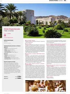 Vista previa Viajes El Corte Inglés Africa y Oriente Medio válido desde el 01.01.2026 | Página: 105