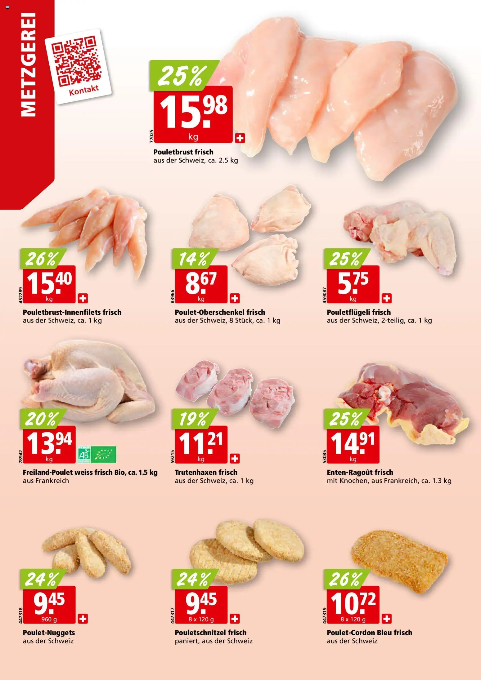 Aligro aktionen – gültig ab 26.10.2026 | Seite: 6 | Produkte: Pouletbrust