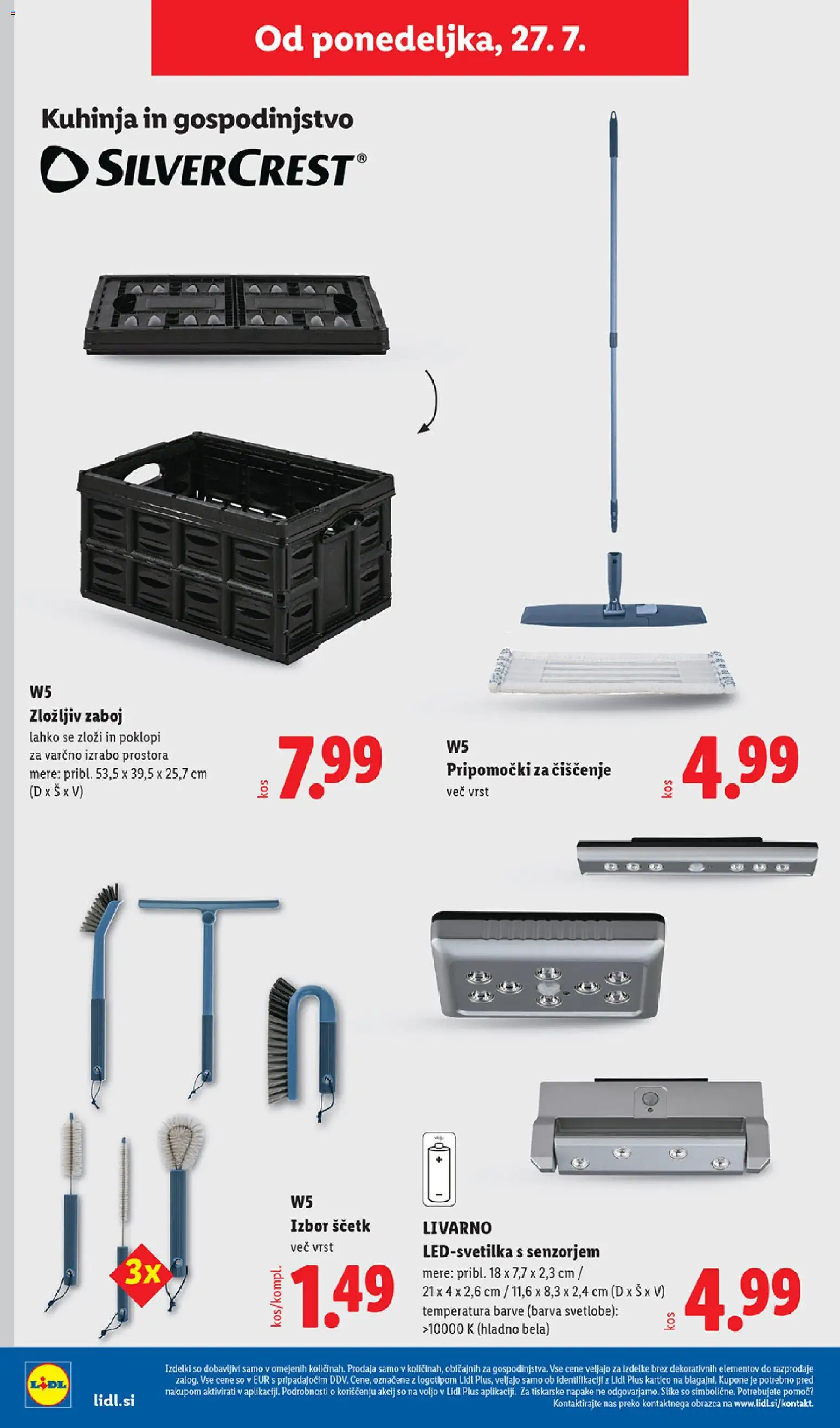 Novi Lidl katalog ponudbe – veljaven od 23.07.2026 | Stran: 56 | Izdelki: Kuhinja, Zaboj, Barva