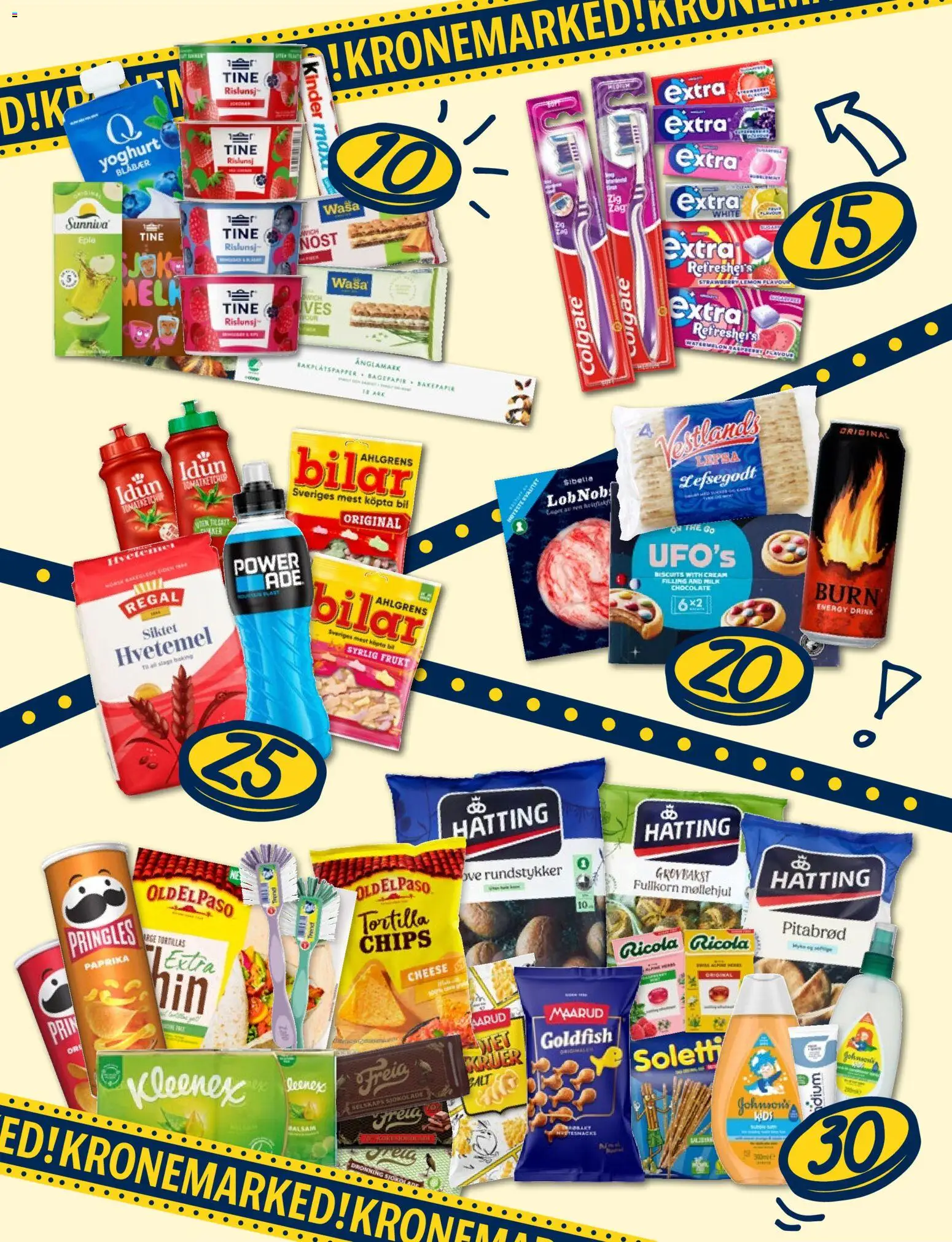 {H1} | Side: 2 | Produkter: Chips, Rundstykker, Paprika, Pitabrød