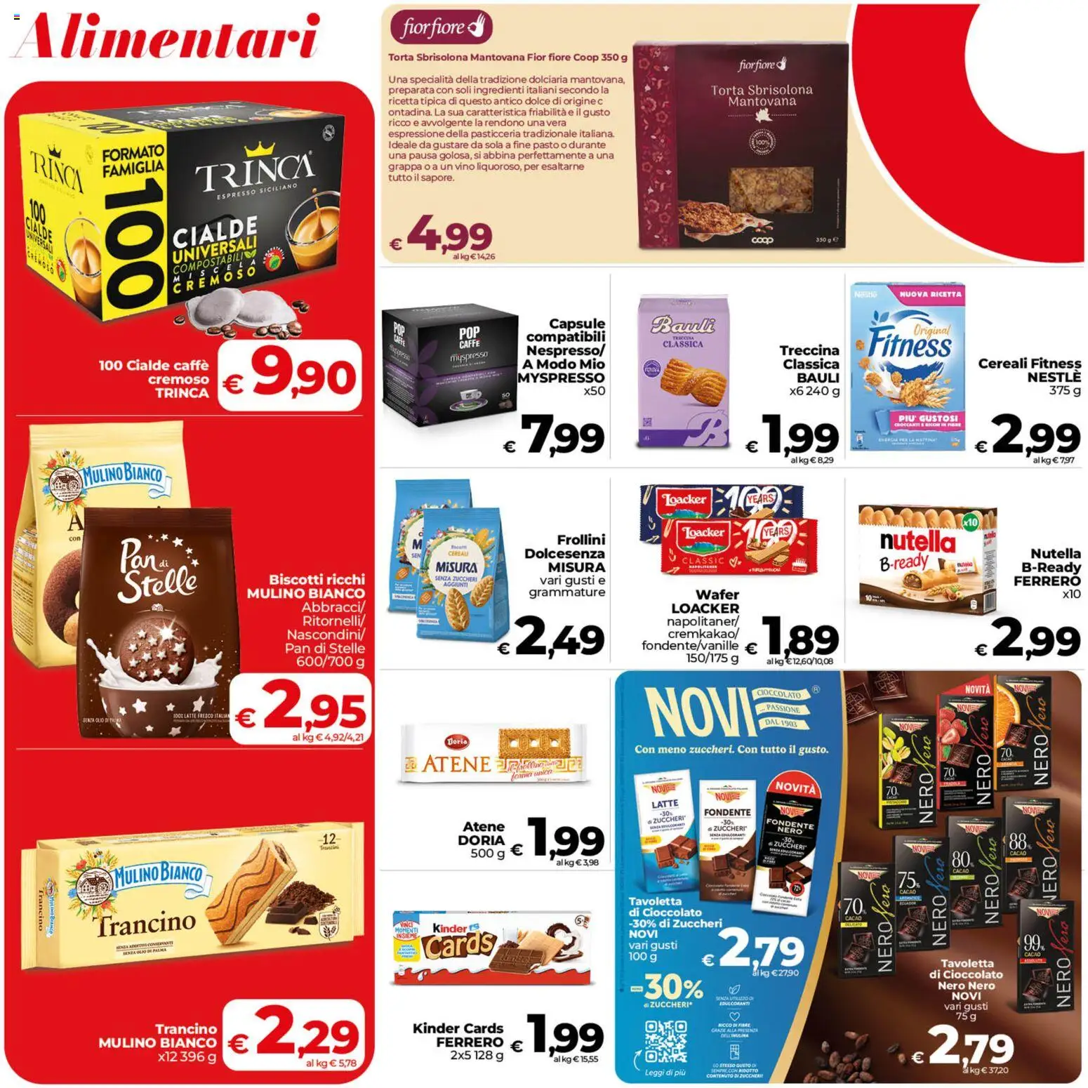Volantino COOP del 02/10/2026 | Pagina: 16 | Prodotti: Caffè, Cioccolato, Biscotti, Ingredienti
