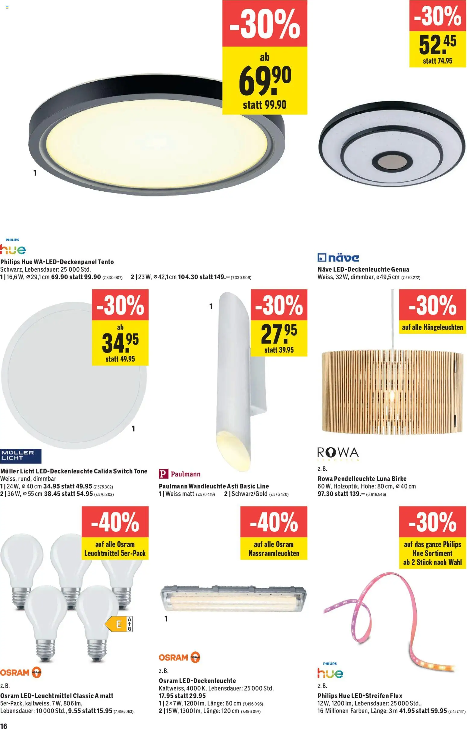 Jumbo aktionen – gültig ab 08.10.2026 | Seite: 16 | Produkte: Wandleuchte, Philips