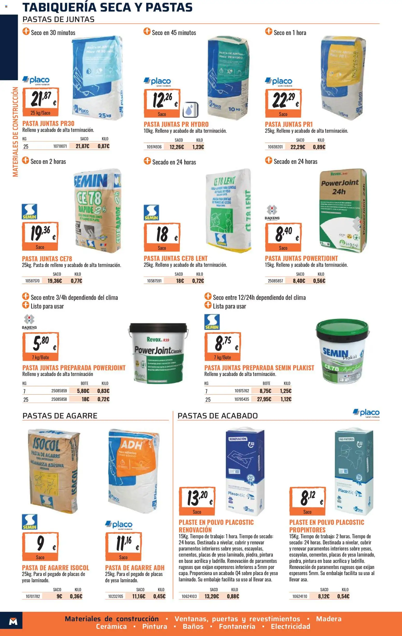 Obramat - Reformas Otono Imprenta Almacenes 25 Lleida 2026 │ válido desde el 09/10/2026 | Página: 4 | Productos: Polvo, Pasta, Té, Puertas